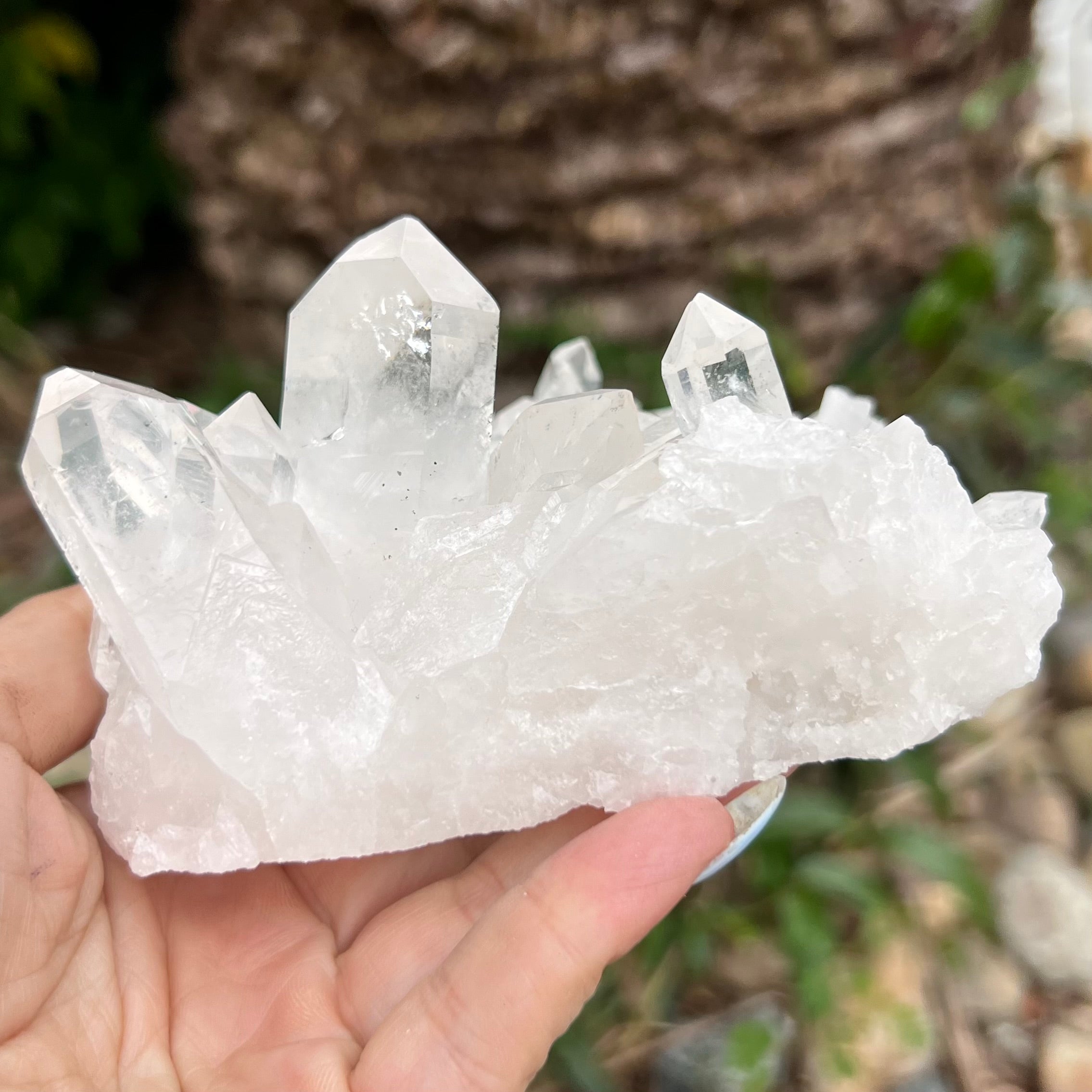 Clear Quartz Natural Raw Cluster (5)