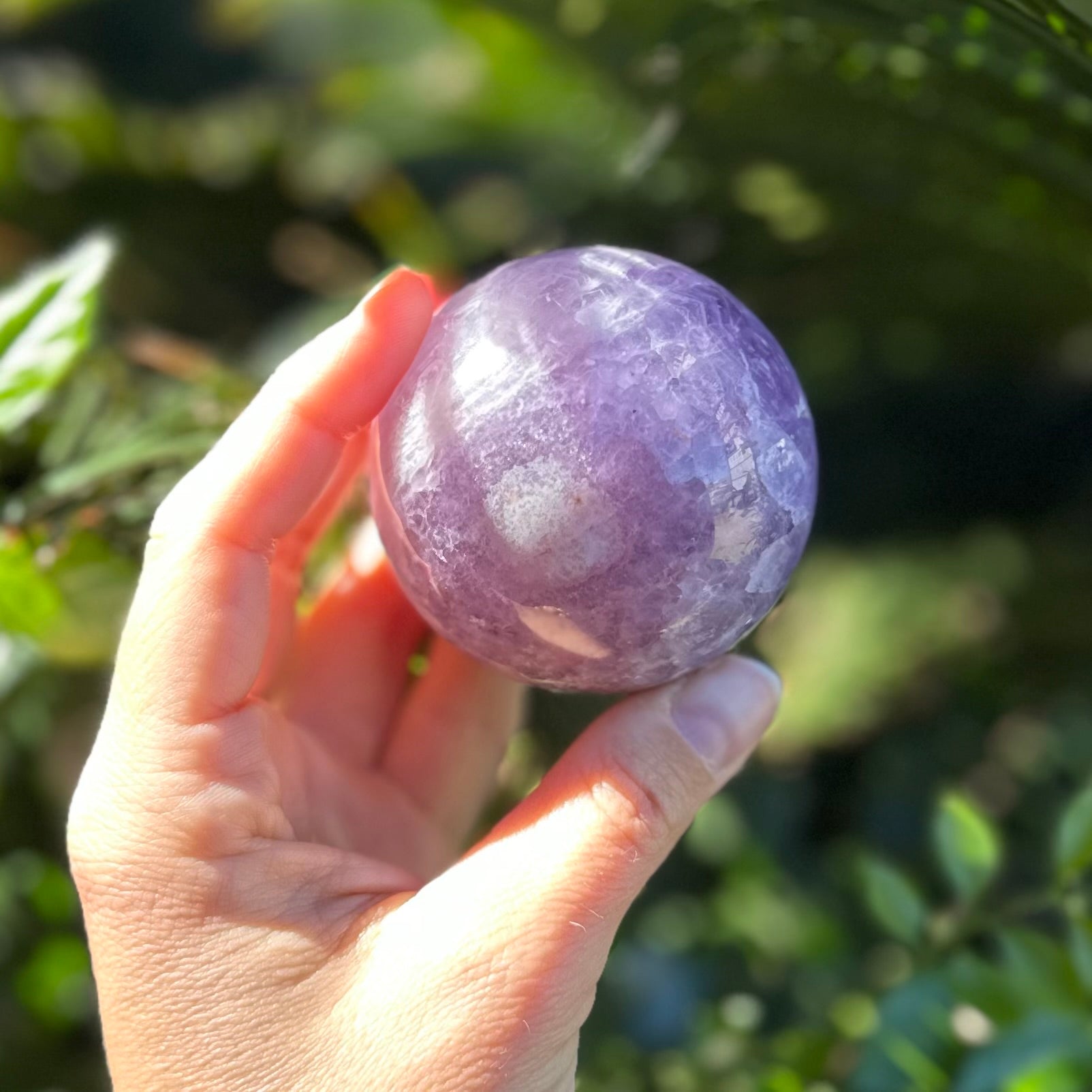 Purple Fluorite Sphere