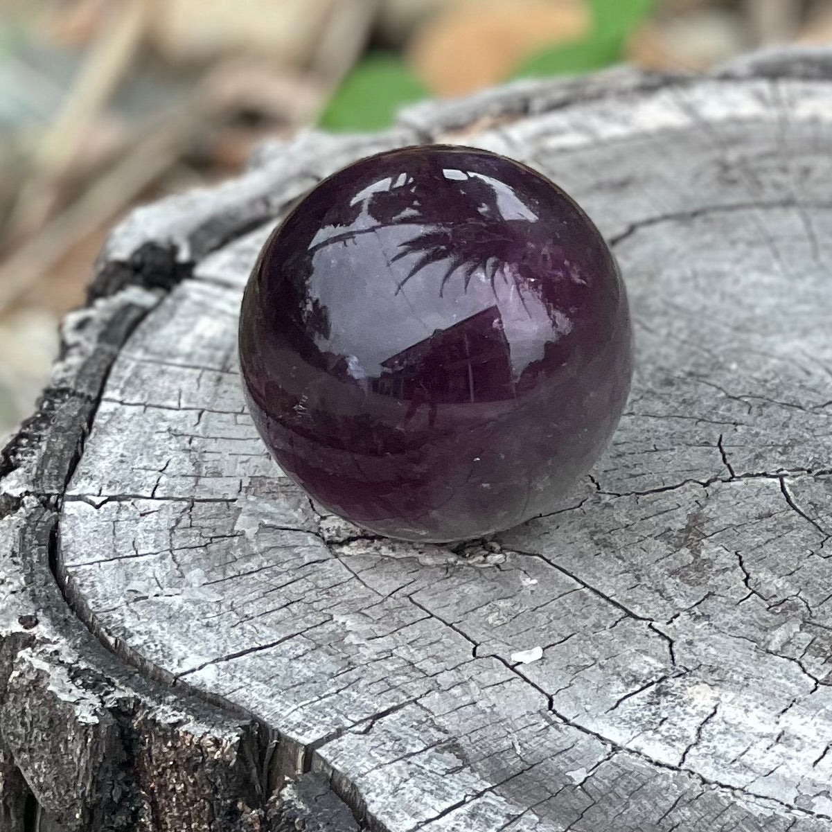 Purple Fluorite Sphere