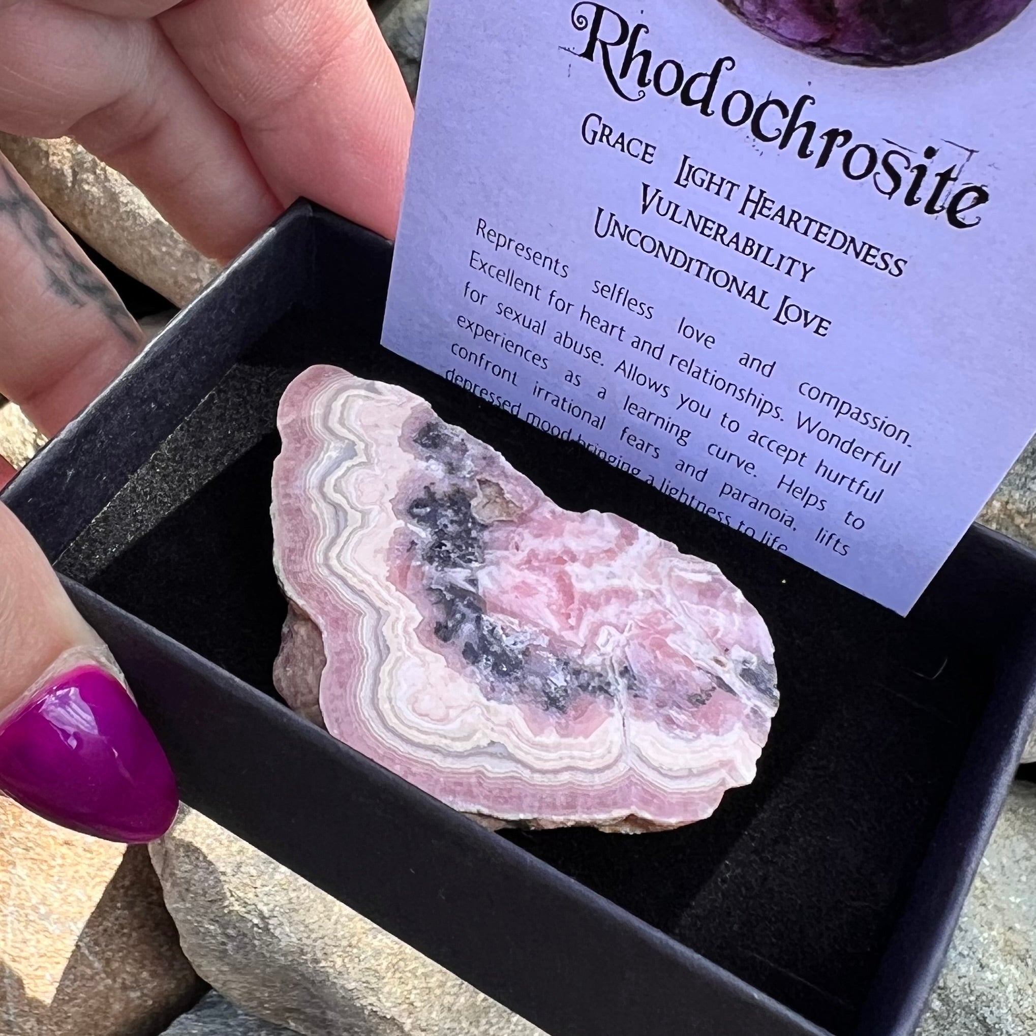 Rhodochrosite ~ Specialty Boxed Crystal