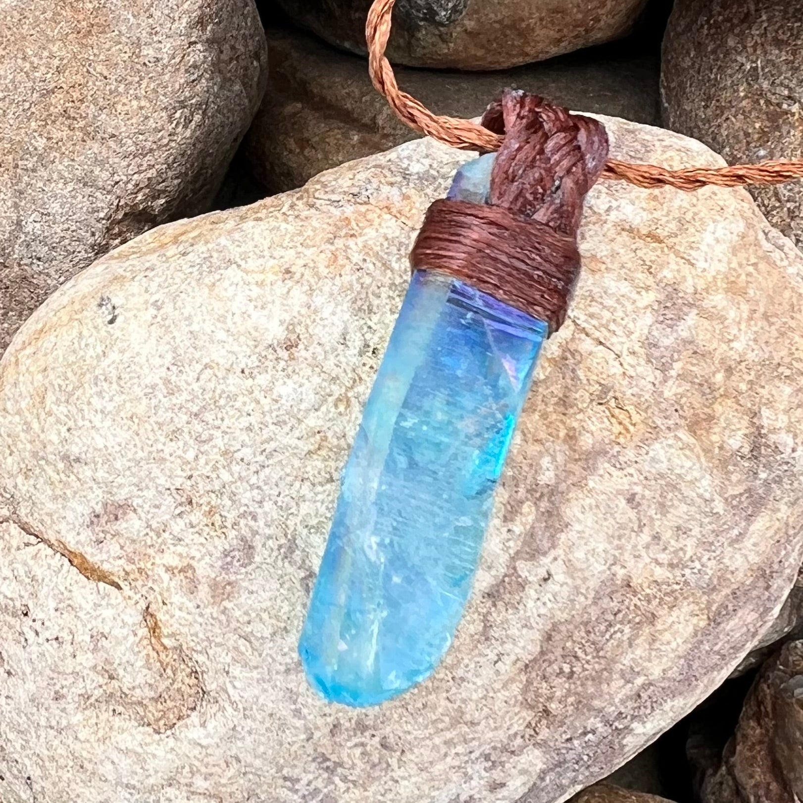 Muse Medicine ~ Blue Aqua Aura Calming ~ Talisman