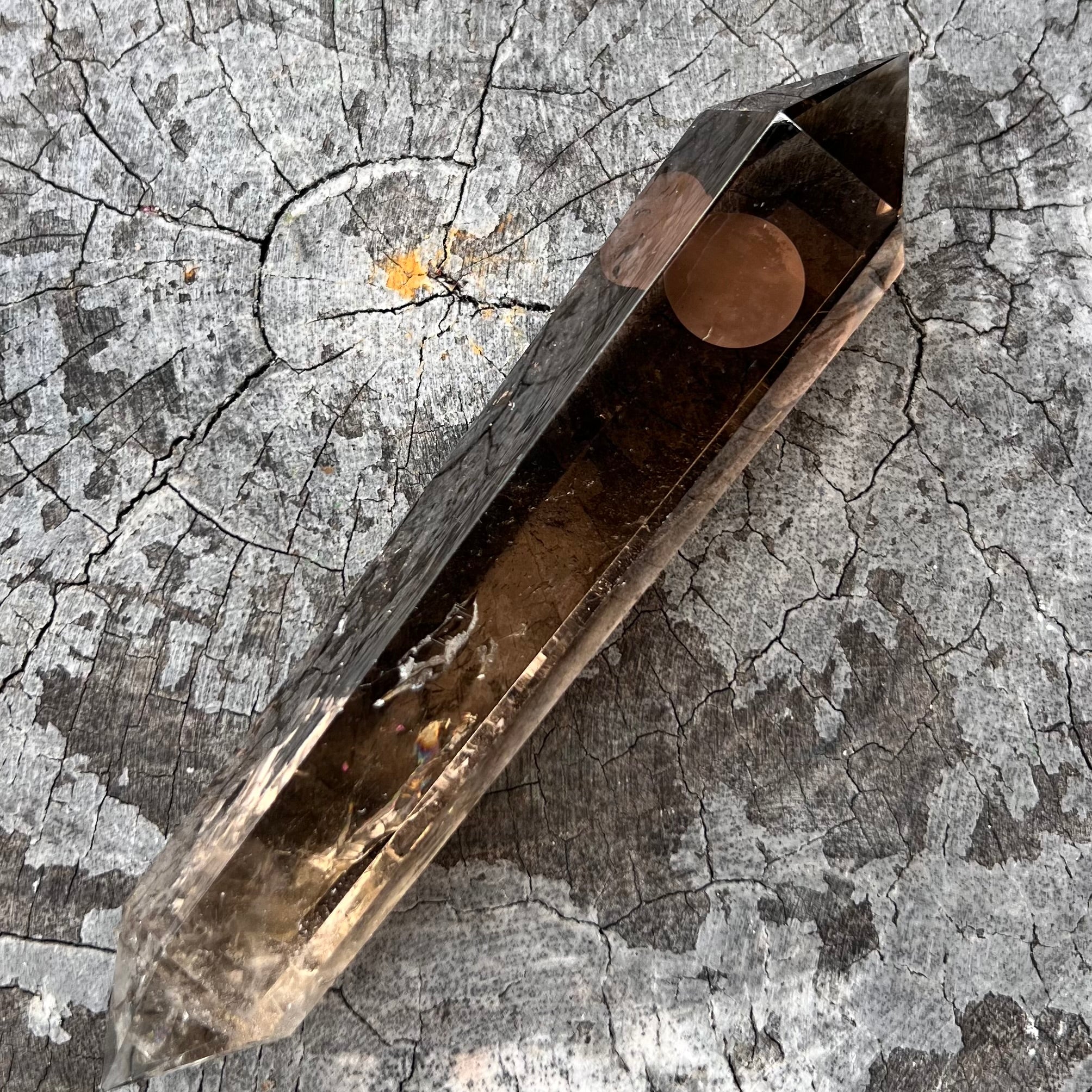 Smoky Quartz Double Terminated Wand