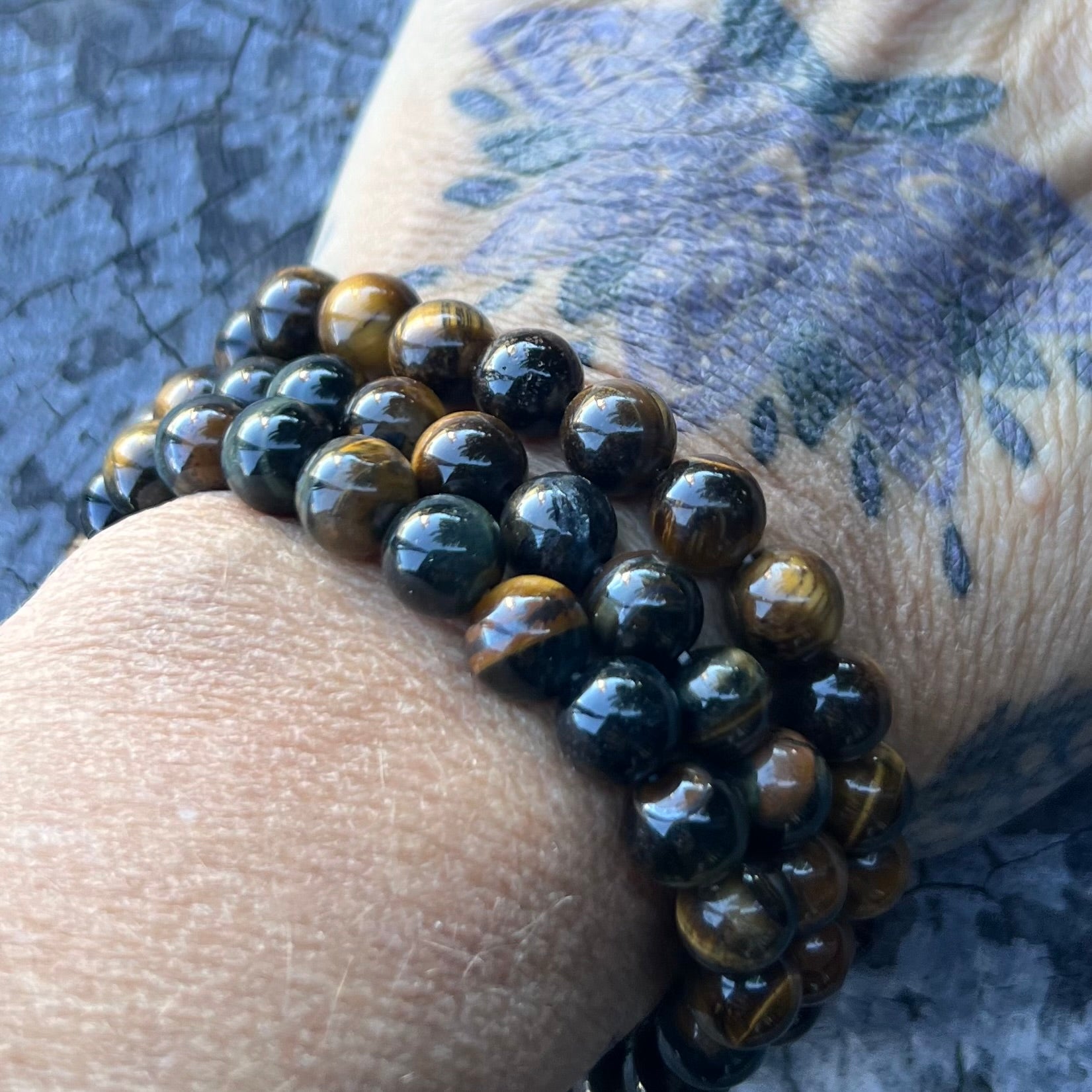 Tiger Eye Beaded Bracelet