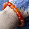 Carnelian ~ Agate Beaded Bracelet