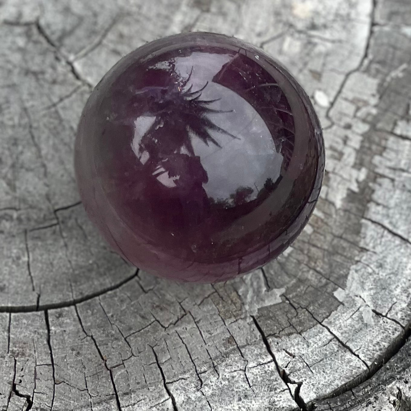 Purple Fluorite Sphere