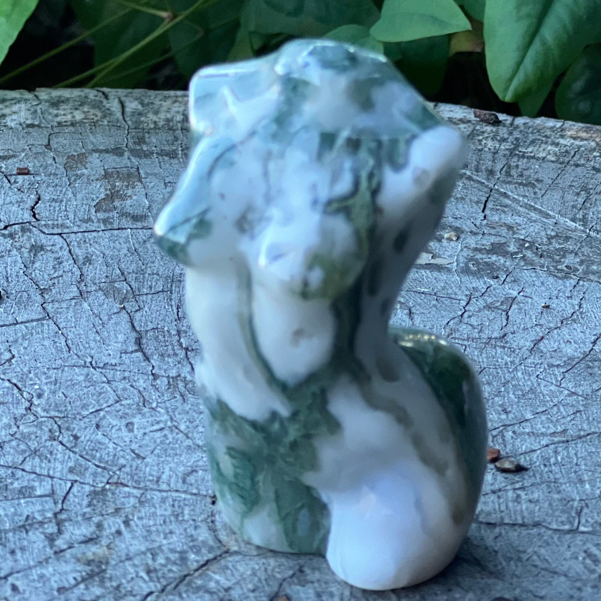 Moss Agate Goddess ~ Mini Lady Body (4)