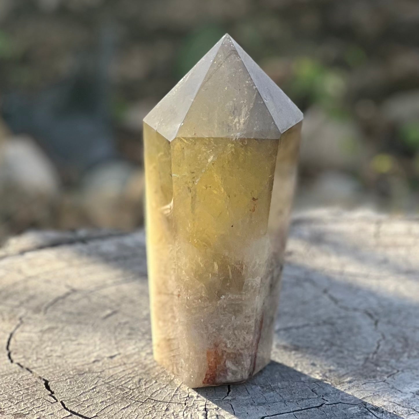 Smoky Citrine Quartz Generator Tower