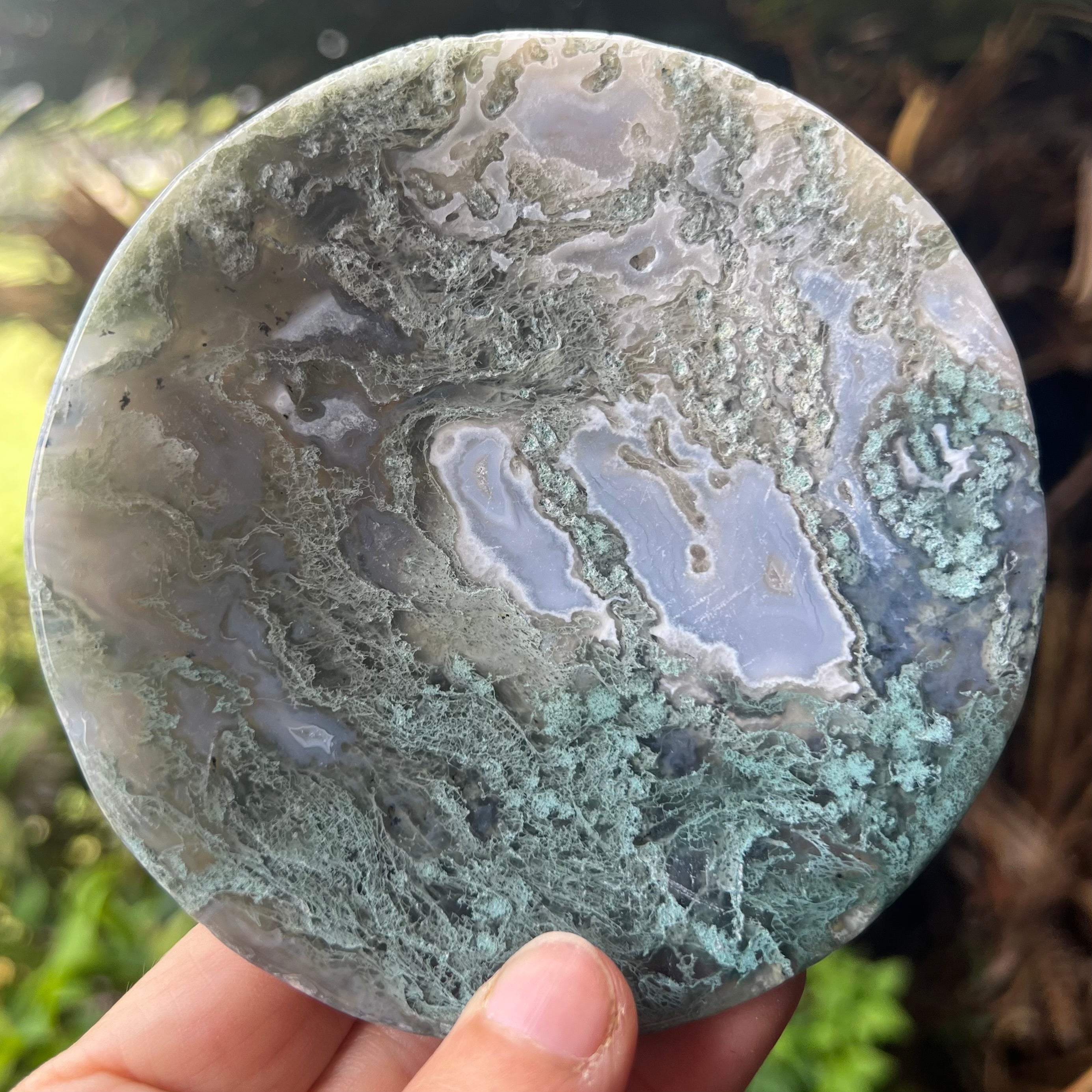 Moss Agate Dish