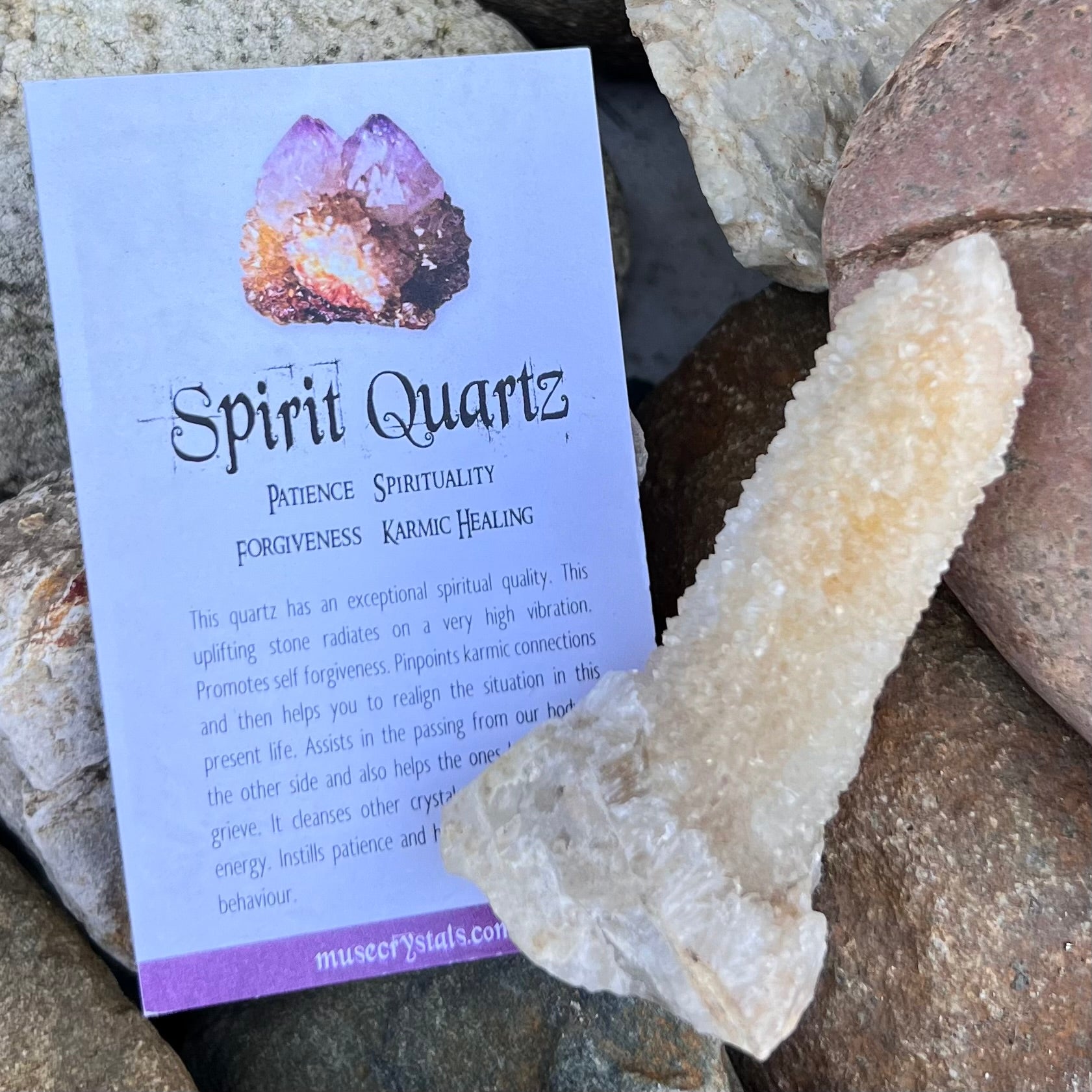 Spirit Quartz Cluster ~ Specialty Boxed Crystal