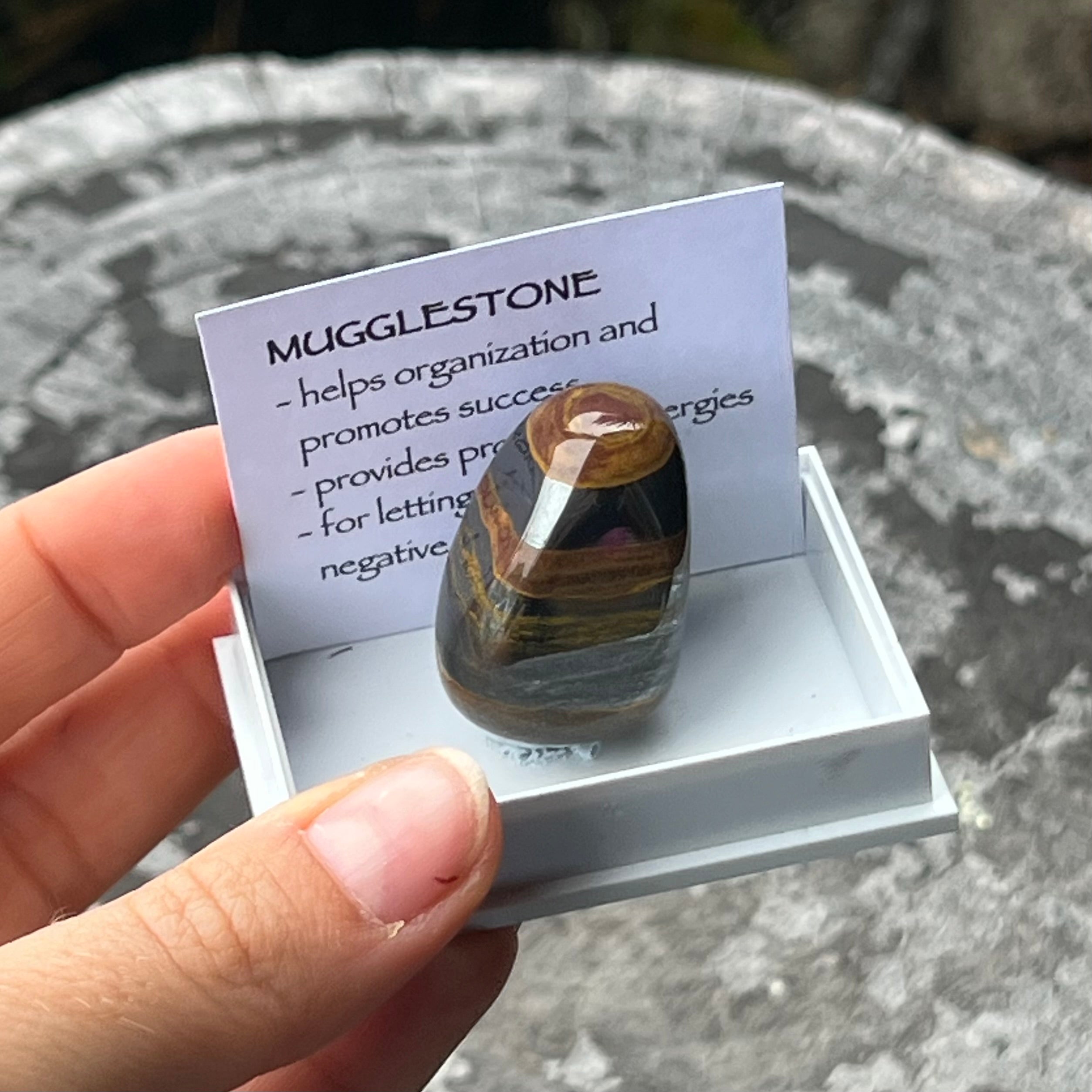 Mugglestone ~ Specialty Boxed Crystal