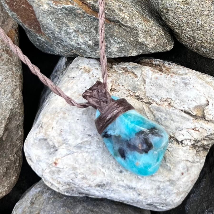 Muse Medicine ~ Amazonite/Smoky Quartz Trauma Transformer ~ Talisman