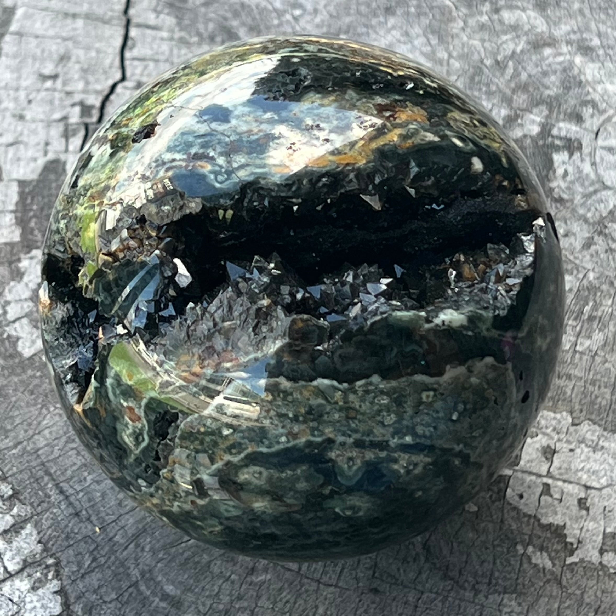 Ocean Jasper Sphere