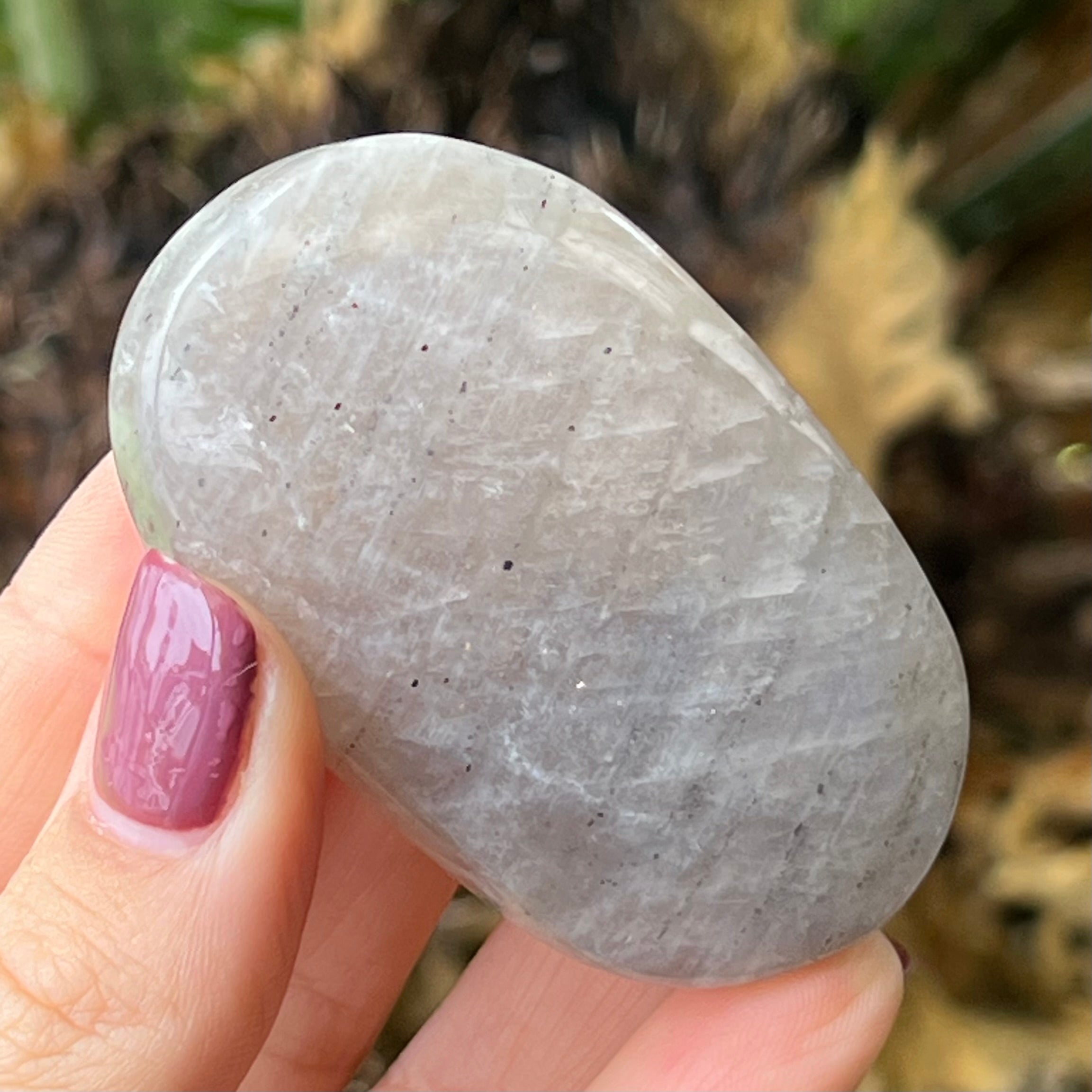 Moonstone Palm Stone