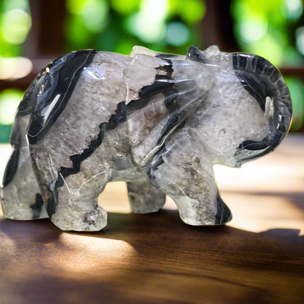 Pillar of Strength Agate Elephant