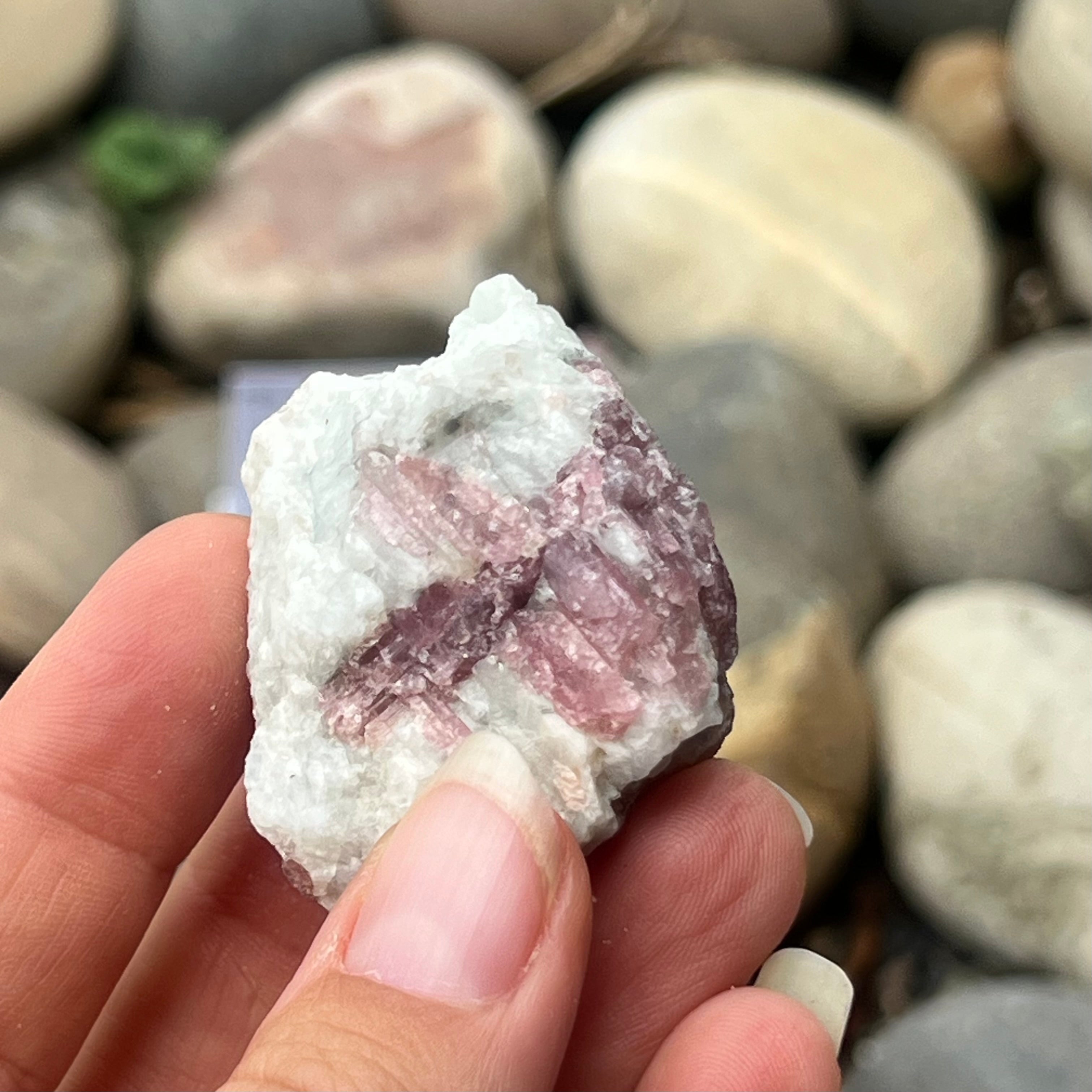 Raw Pink Tourmaline ~ Specialty Boxed Crystal