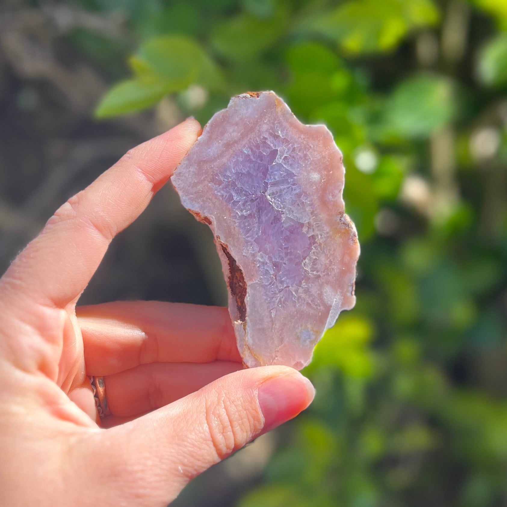 Pink Amethyst Slab Specimen