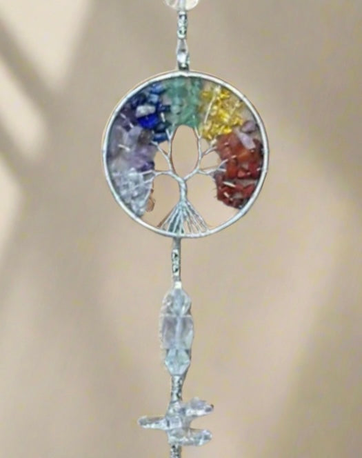 Chakra Tree of Life Suncatcher Small