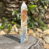 Blue Kyanite in Quartz Tower