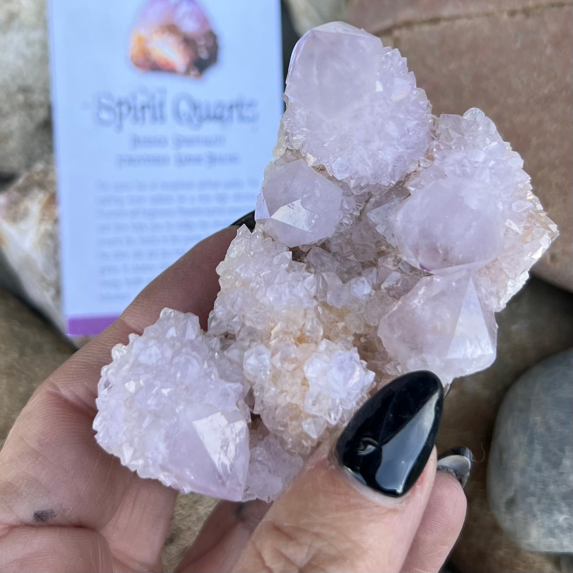 Spirit Quartz Cluster ~ Specialty Boxed Crystal