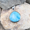 Larimar ~ Sterling Silver Pendant