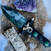 Athame ~ Moss Agate