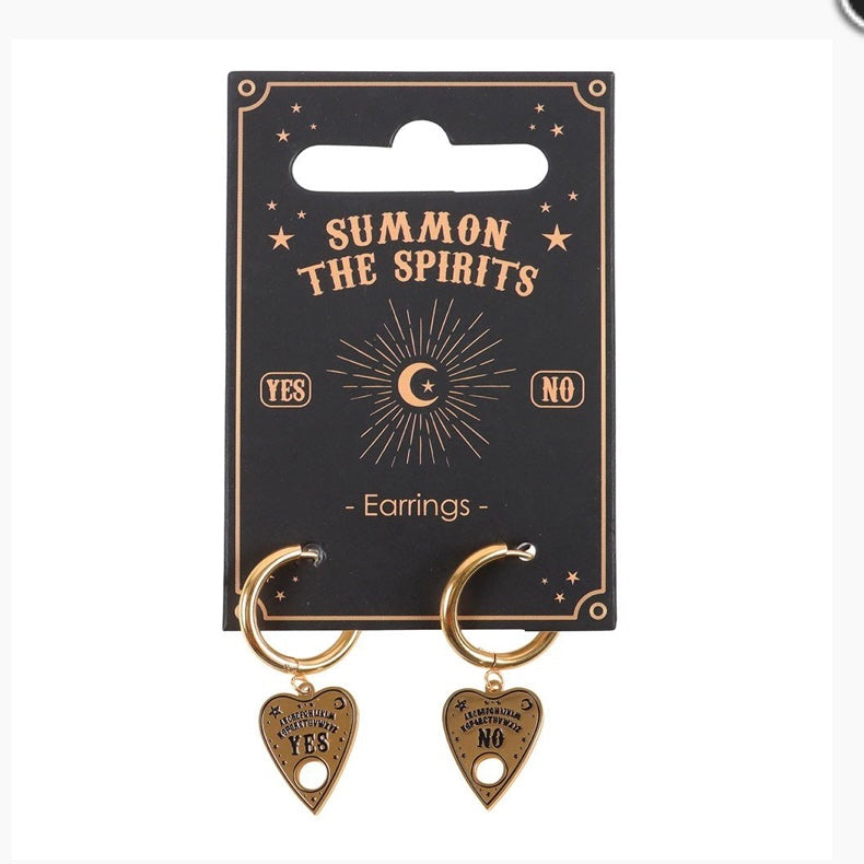 Talking Board ~ Planchette Earrings