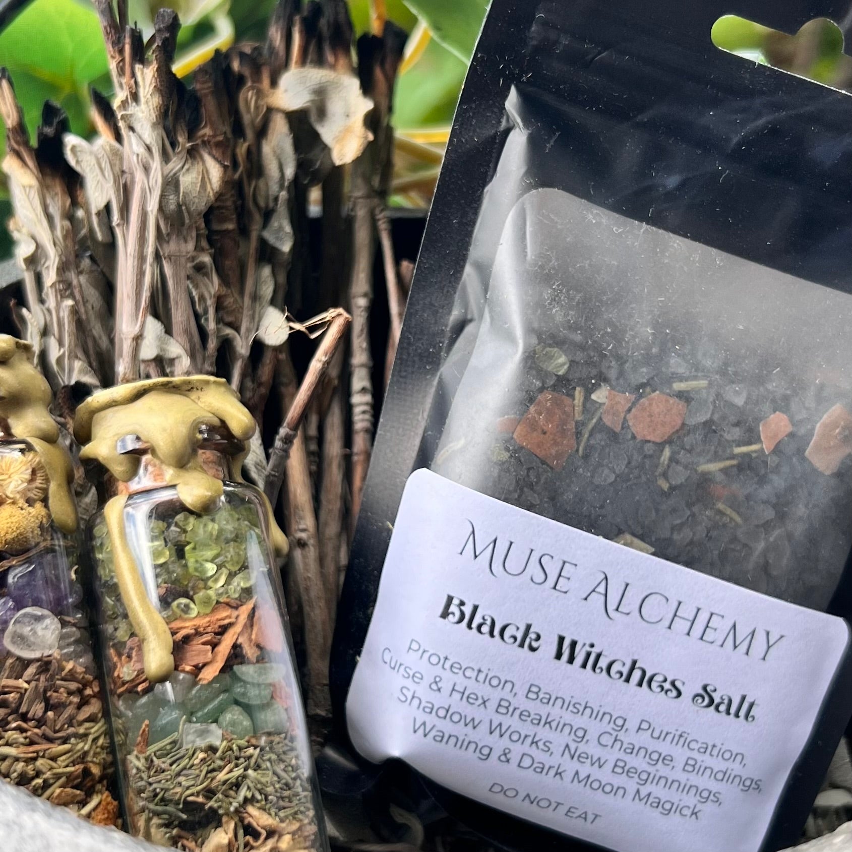 Witches Black Salt ~ Muse Alchemy Botanicals