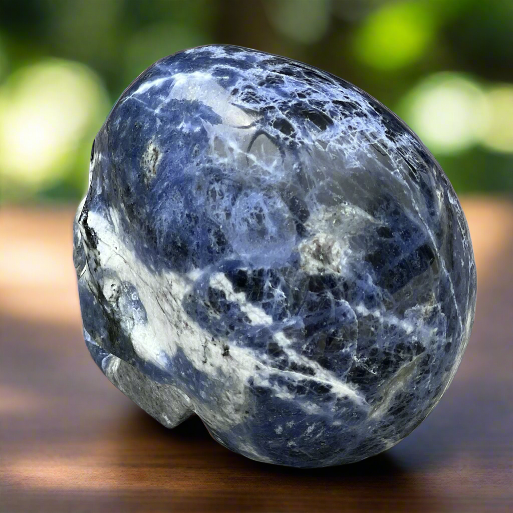 Sodalite Skull