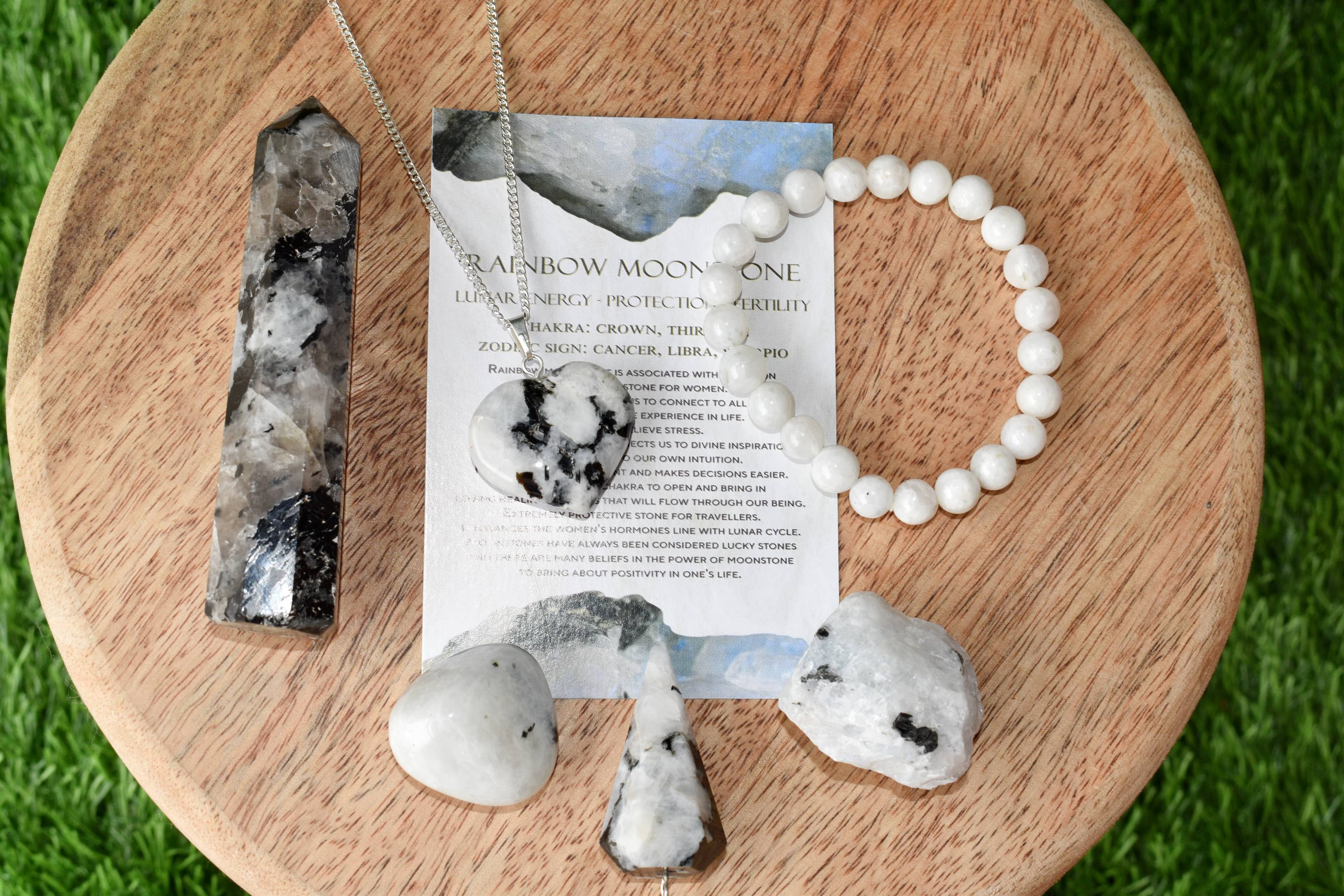Crystal Gift Set ~ Rainbow Moonstone