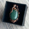 Muse Forged ~ Artesian Green Aventurine Ring ~ Size 8