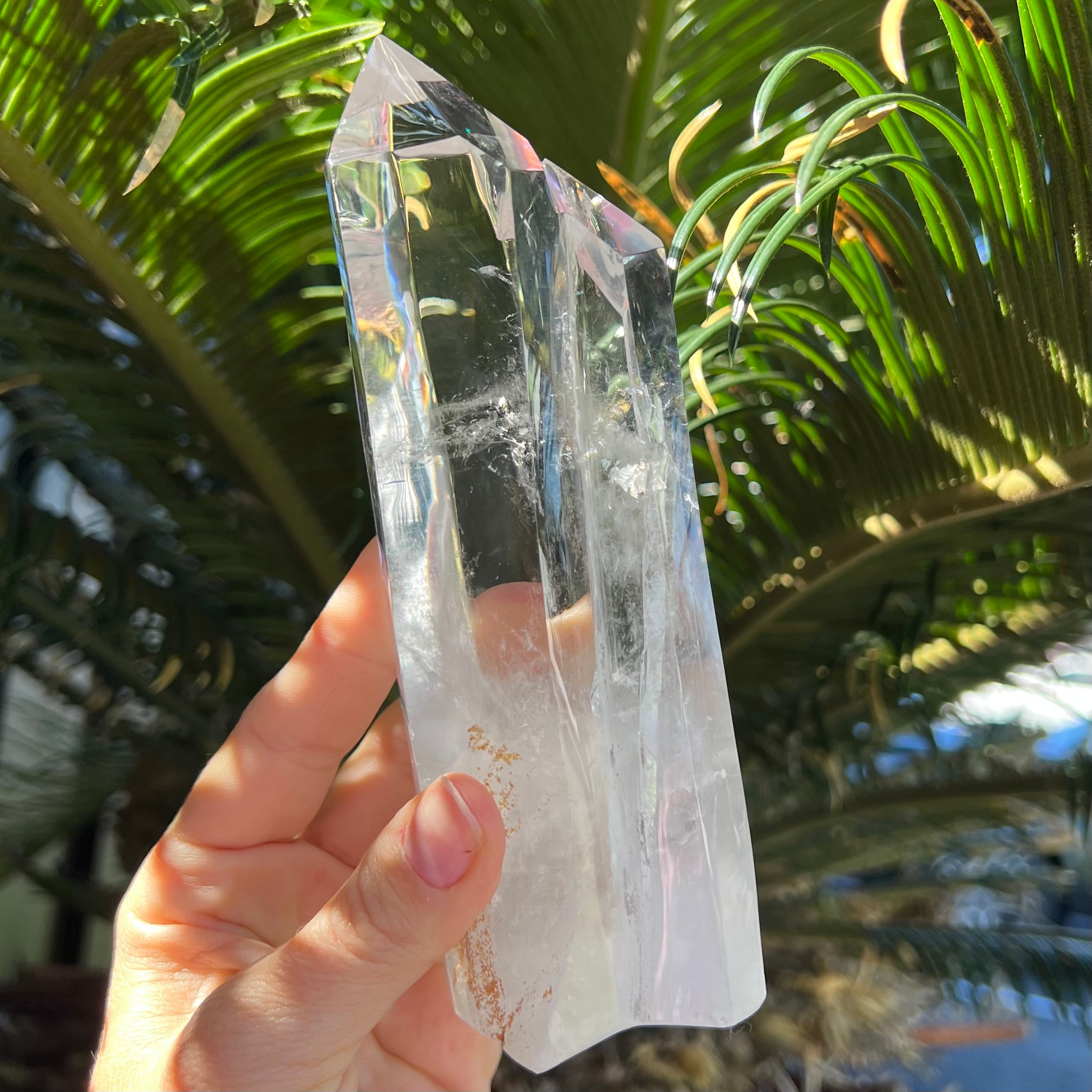 Clear Quartz Twin Flame Point