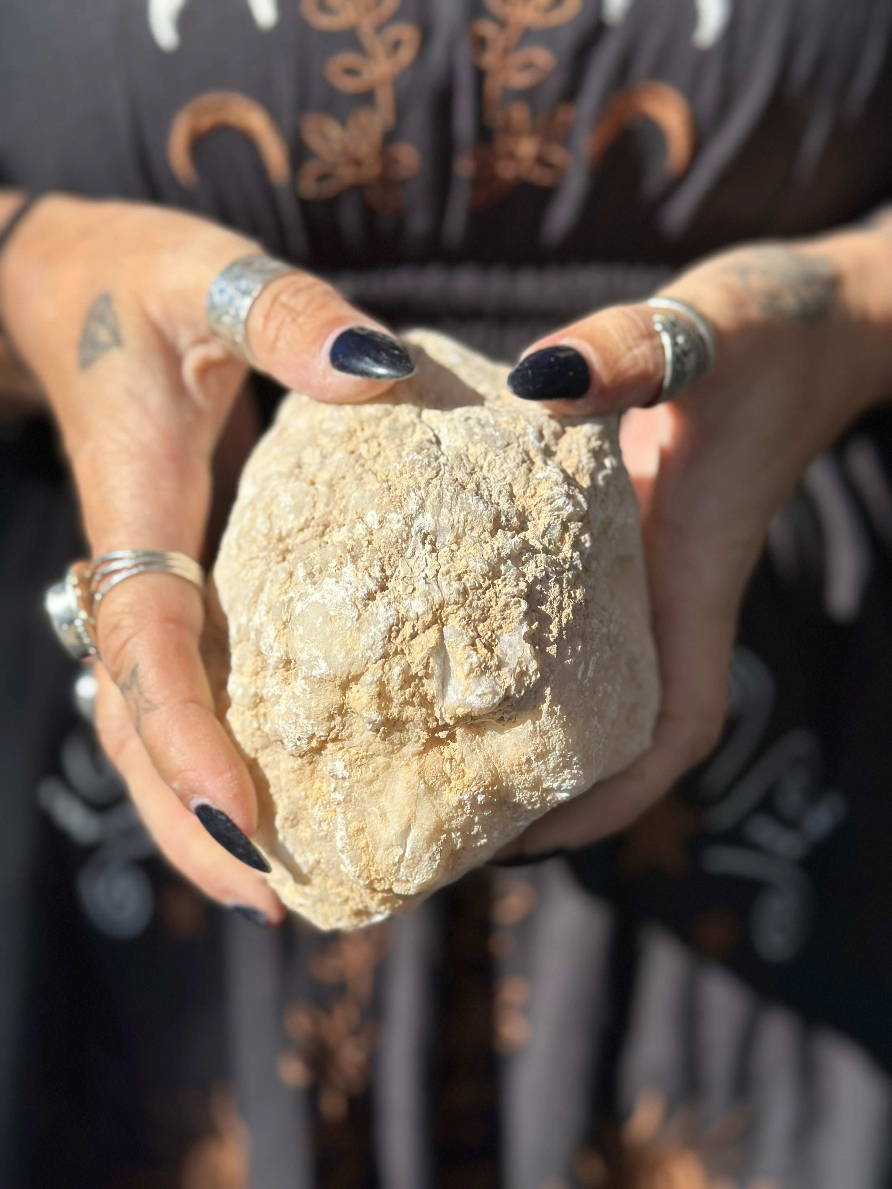 Clear Quartz Friendship Geode Paire (C)