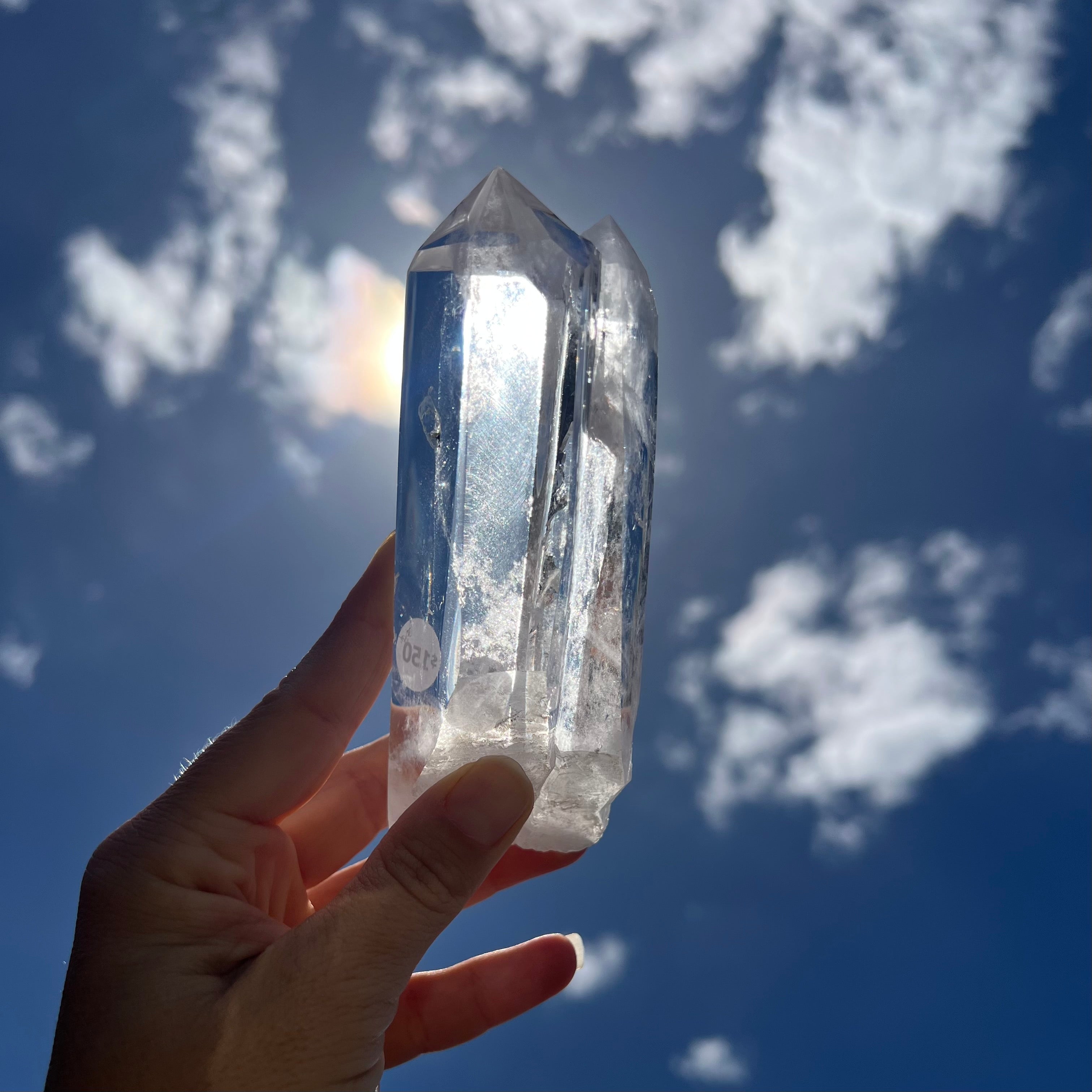 Clear Quartz Twin Flame Point