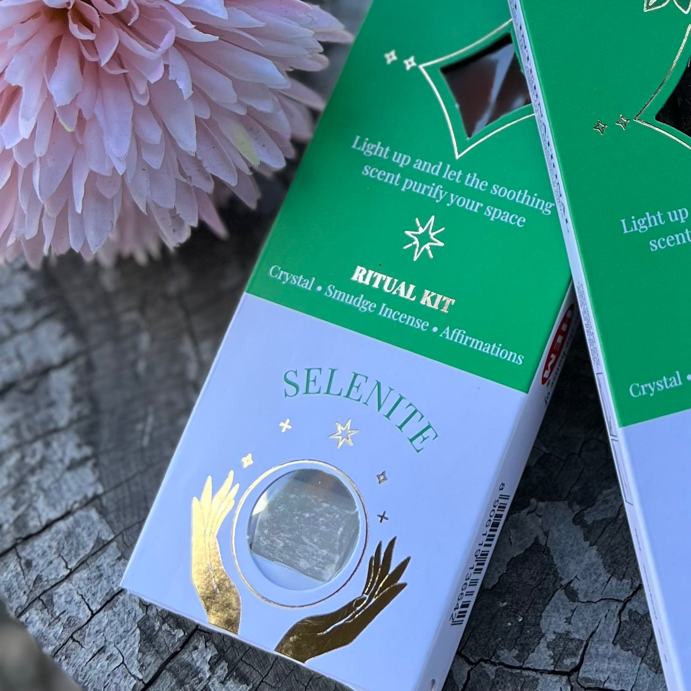 Affirmation of Purity ~ selenite Incense Kit