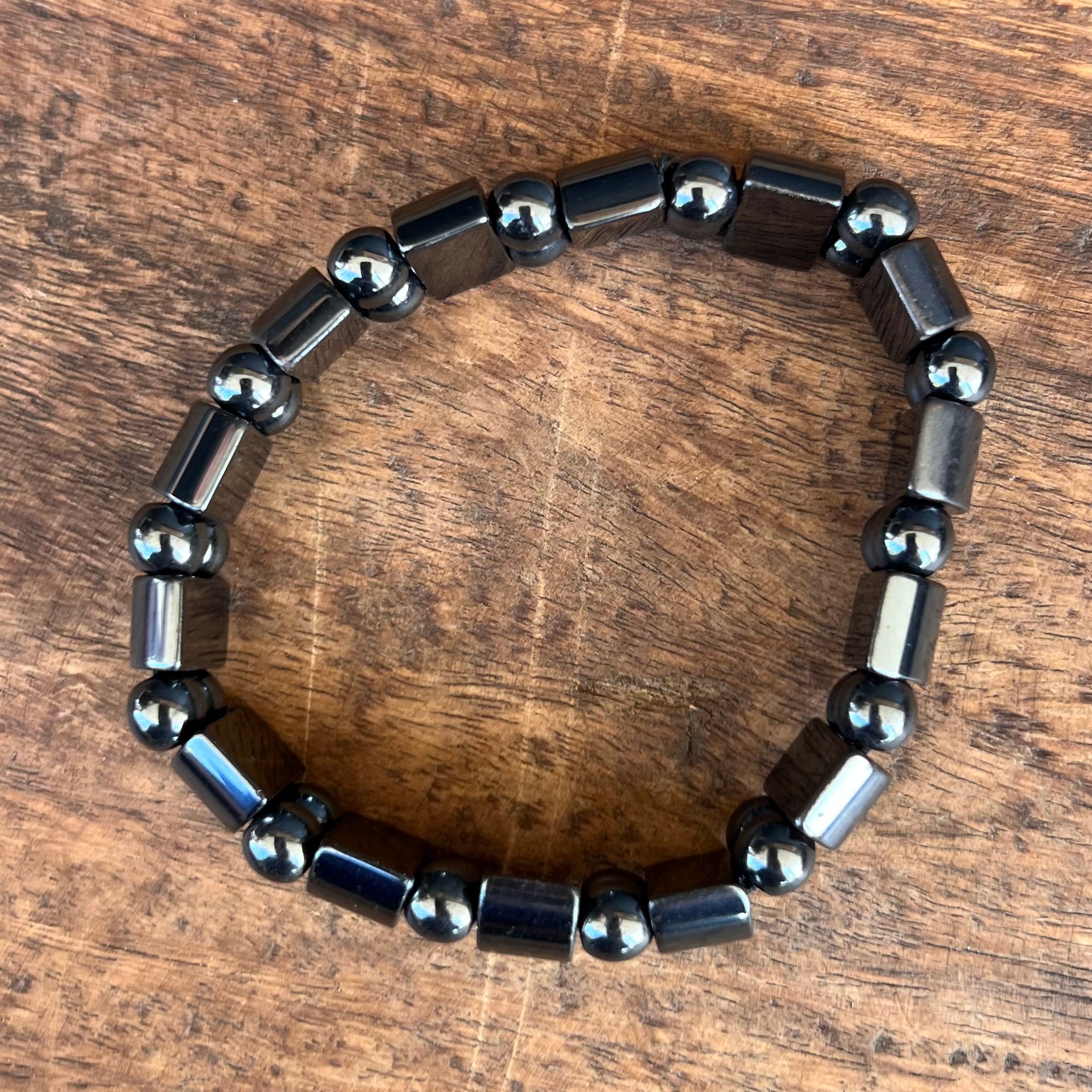 Hematite Double Strand Bracelet