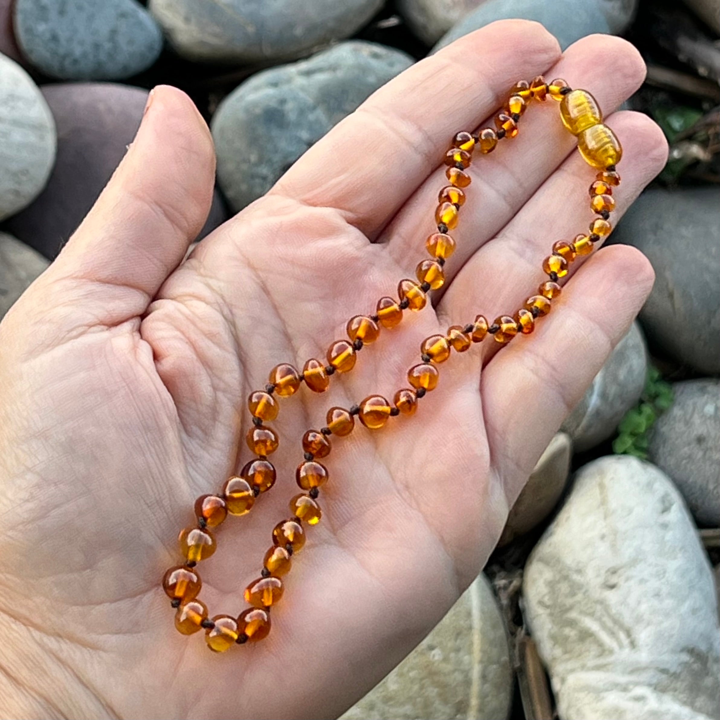 Amber Baby Teething Necklace
