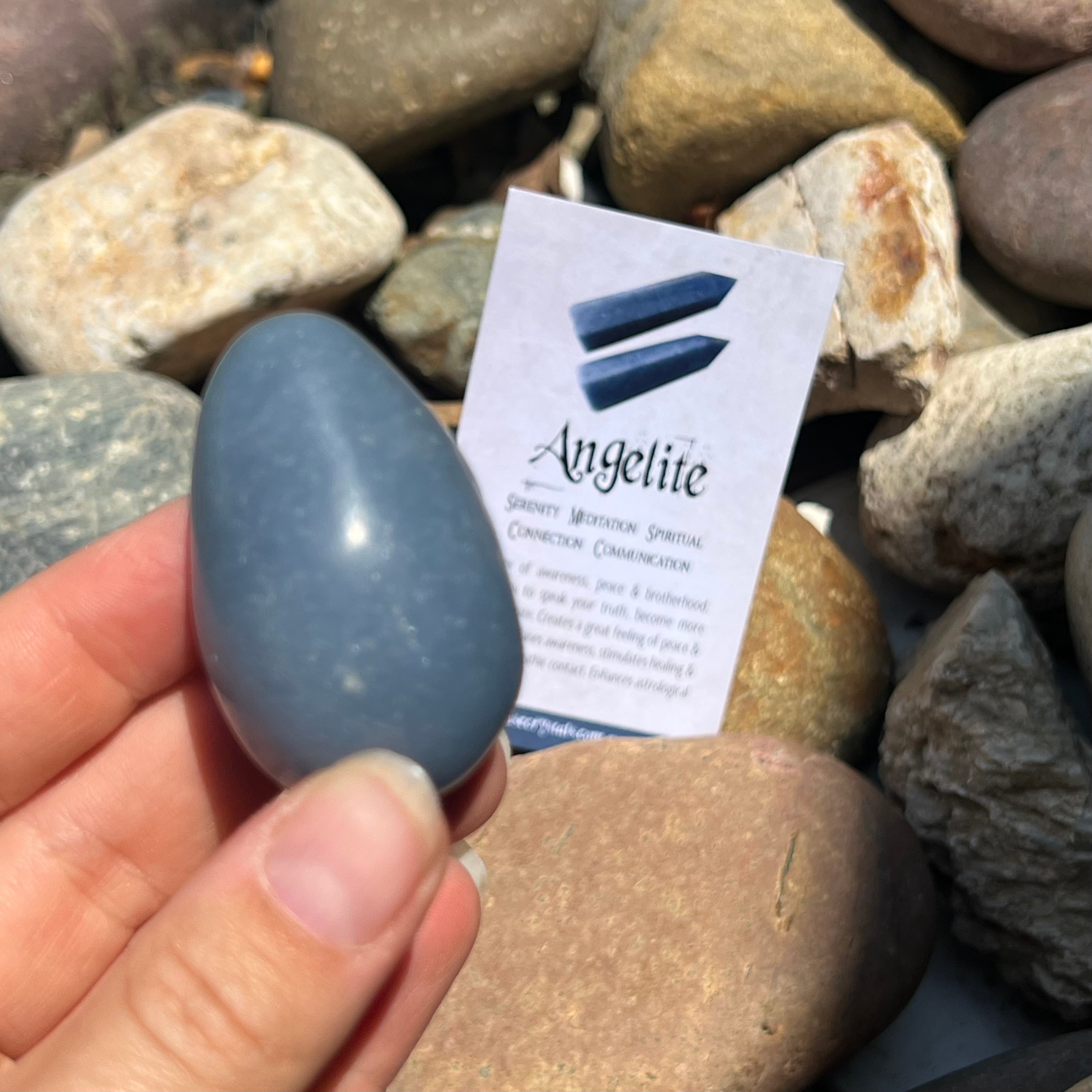 Angelite ~ Specialty Boxed Crystal