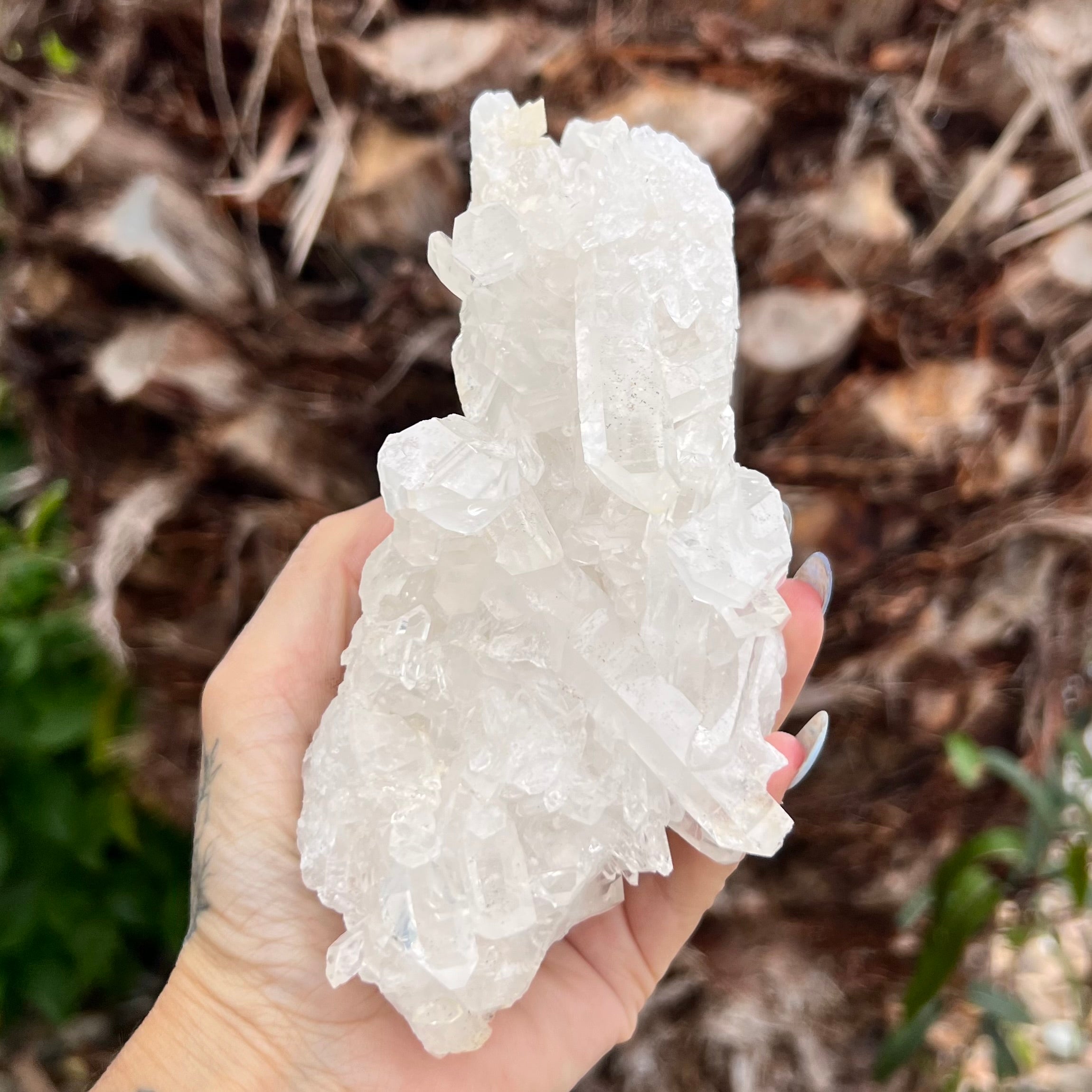 Clear Quartz Natural Raw Cluster (4)