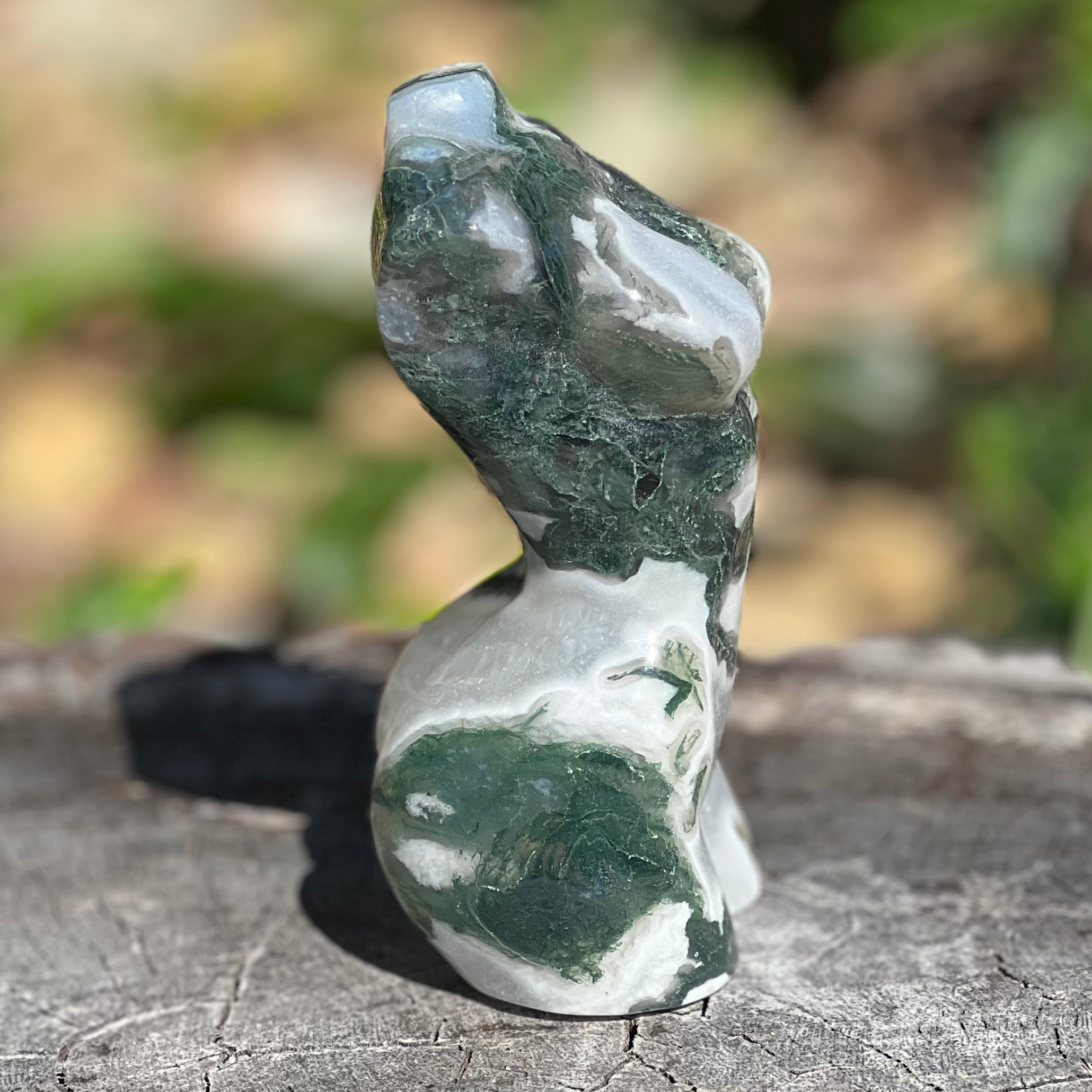 Moss Agate ~ Gaia Goddess ~ Mother Earth (2)