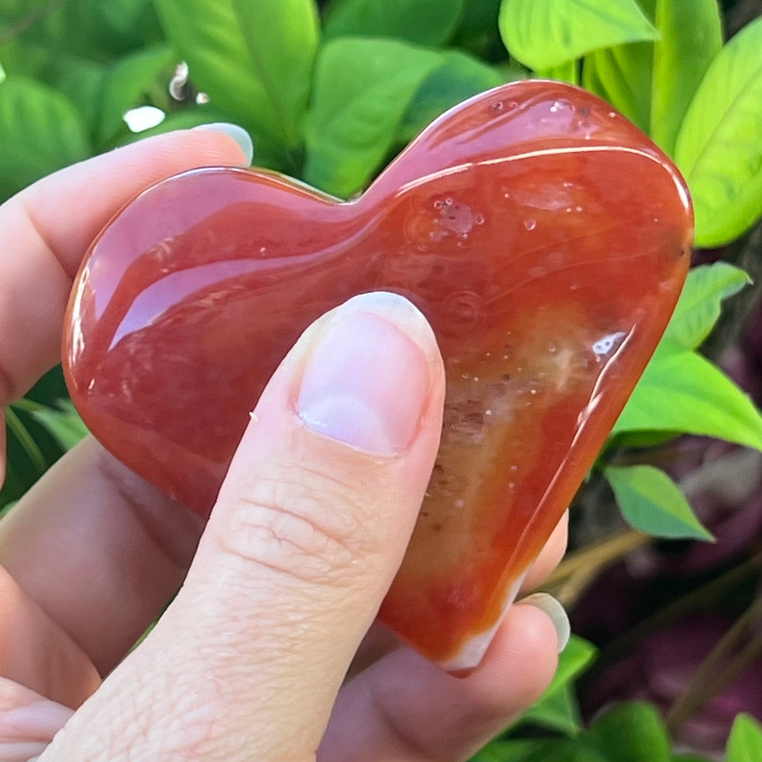 Carnelian Geode Heart ~ 11