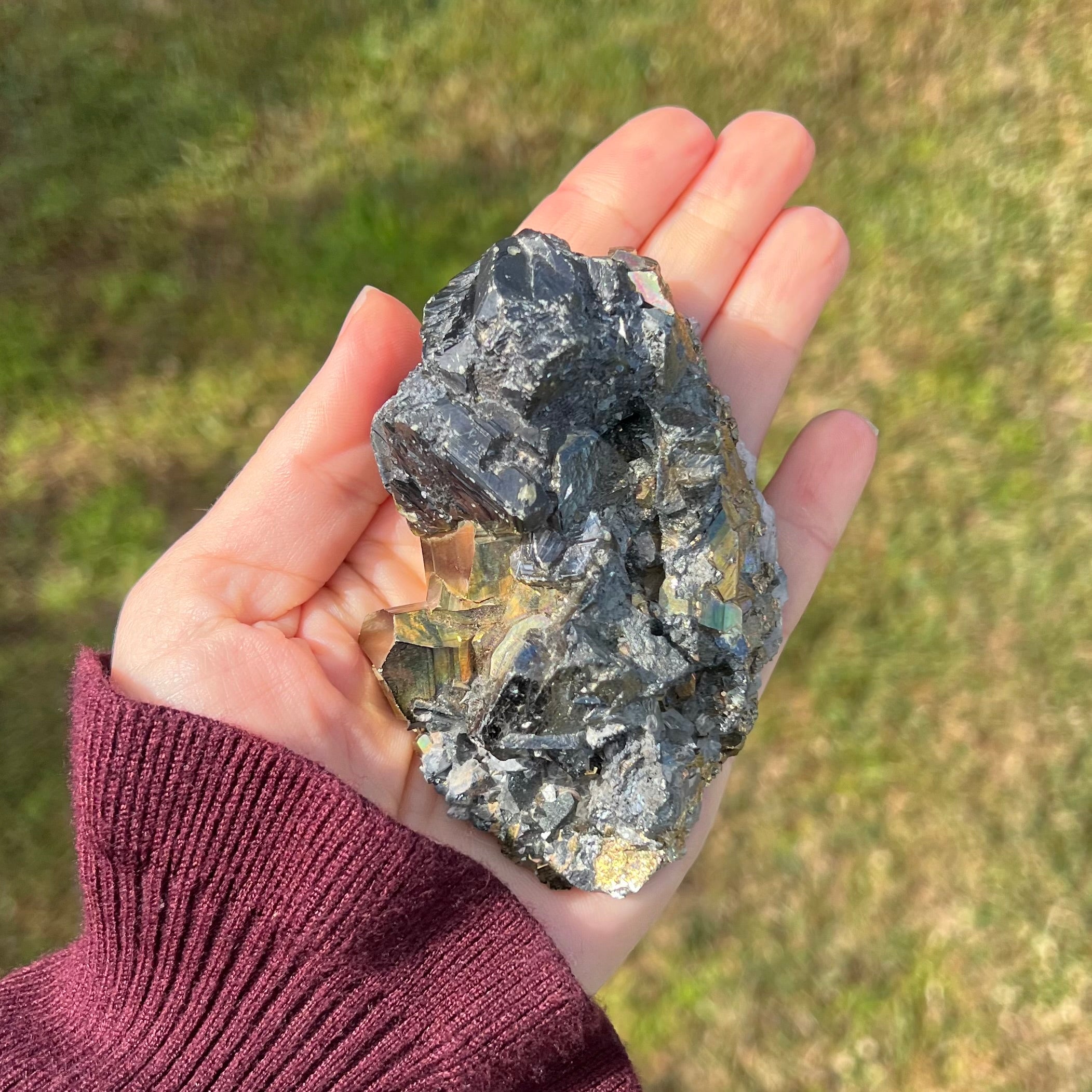 Galena with Pyrite