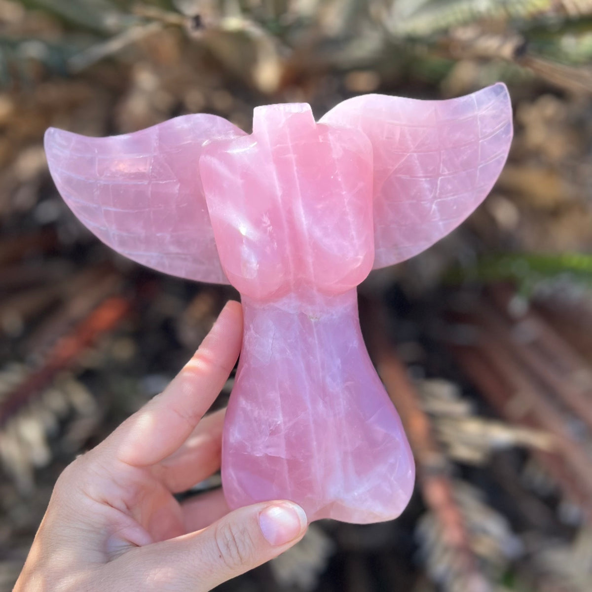 Winged Lady Body ~ Rose Quartz