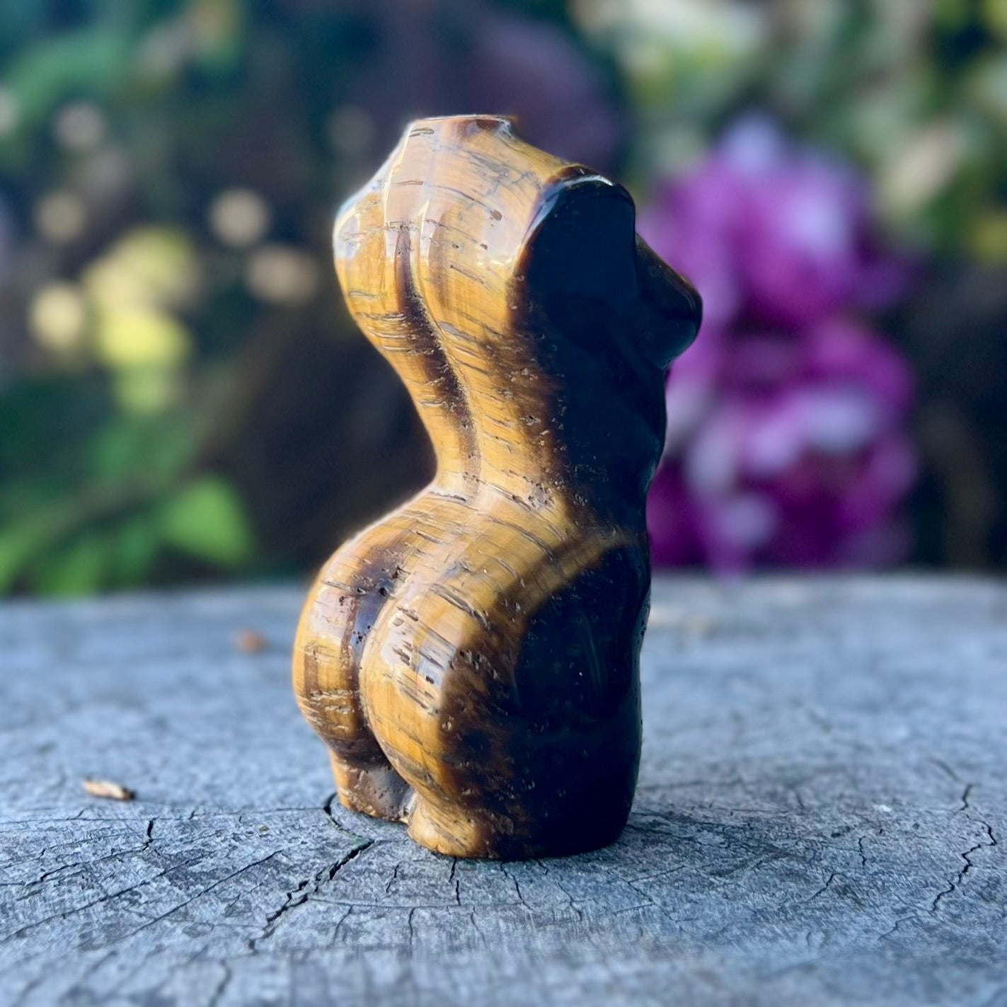 Tiger Eye ~ Woman Lady Body Carving