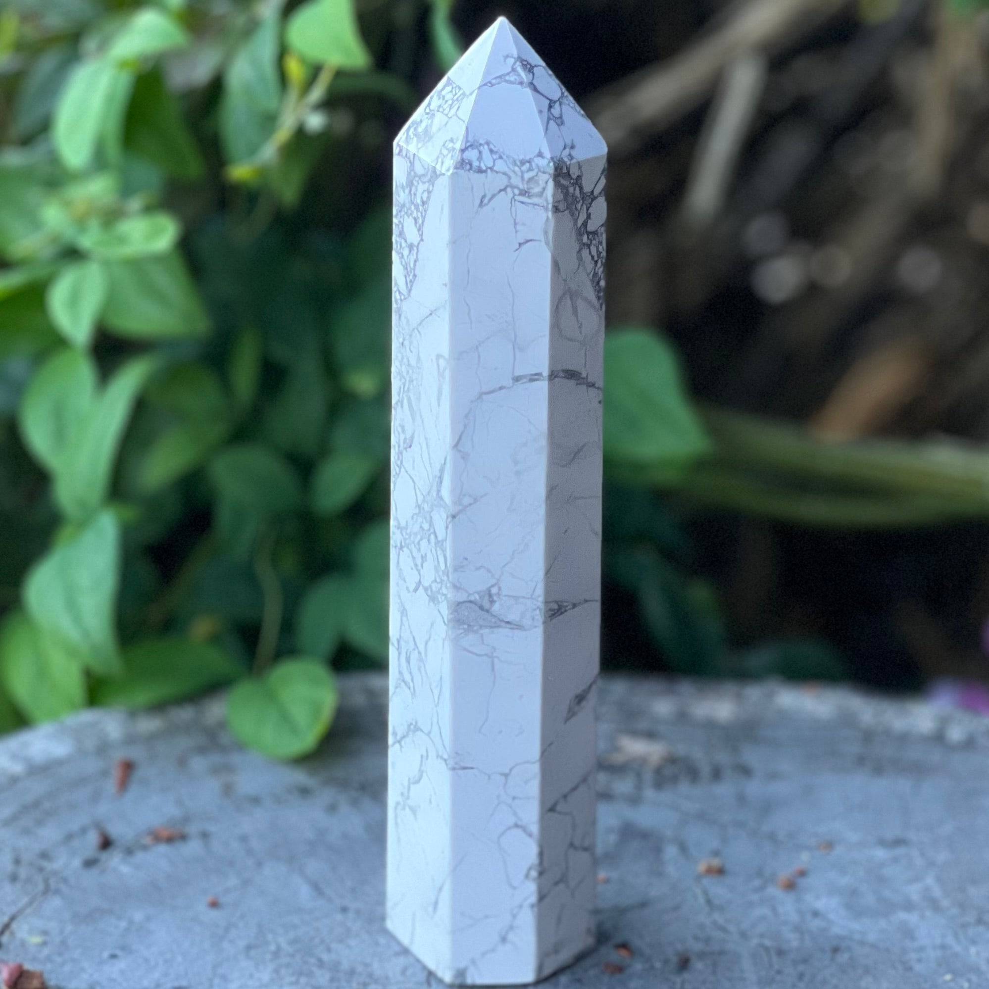 Howlite Large Calming Tower ~ Super Price