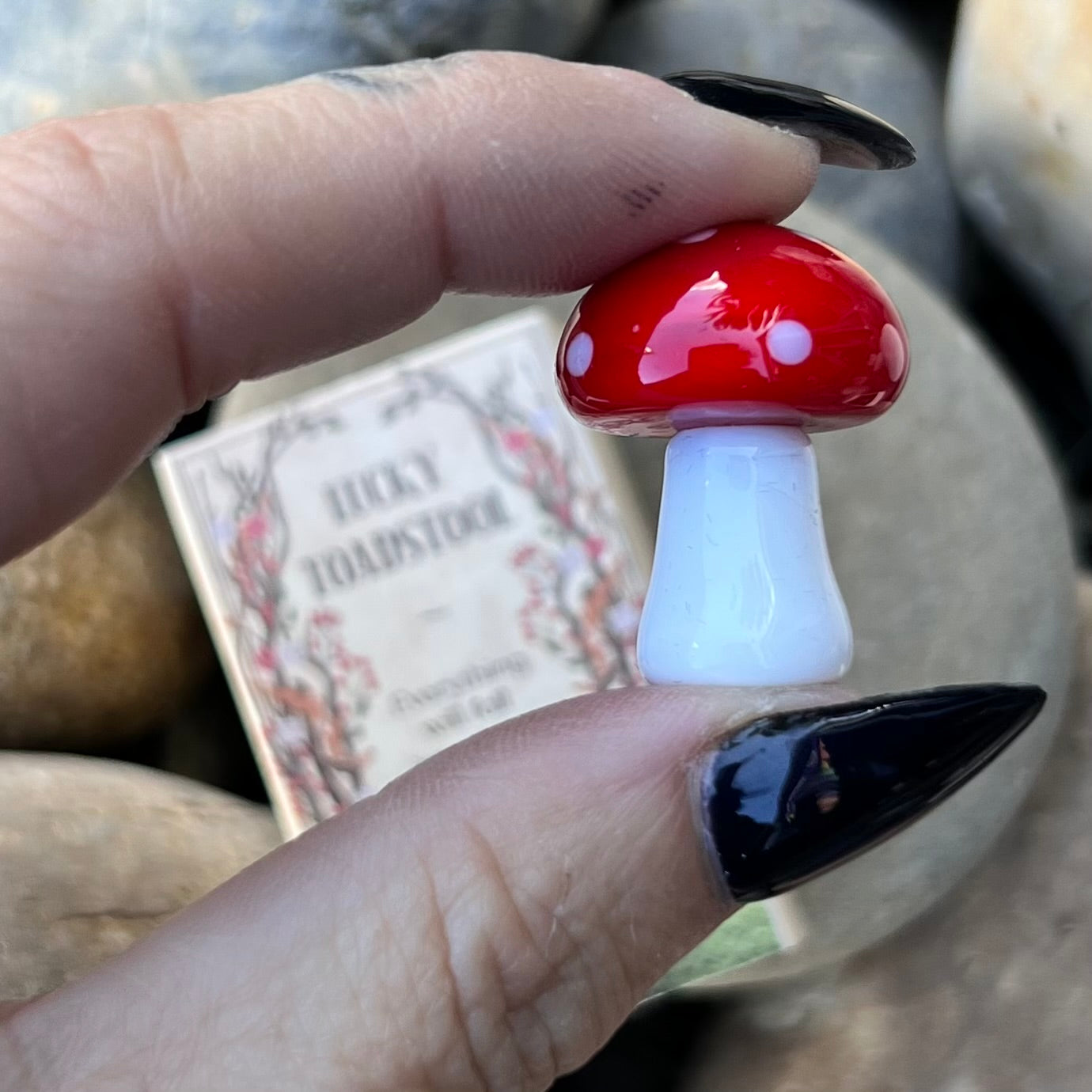 Little Lucky Toadstool Mushroom ~ In Box