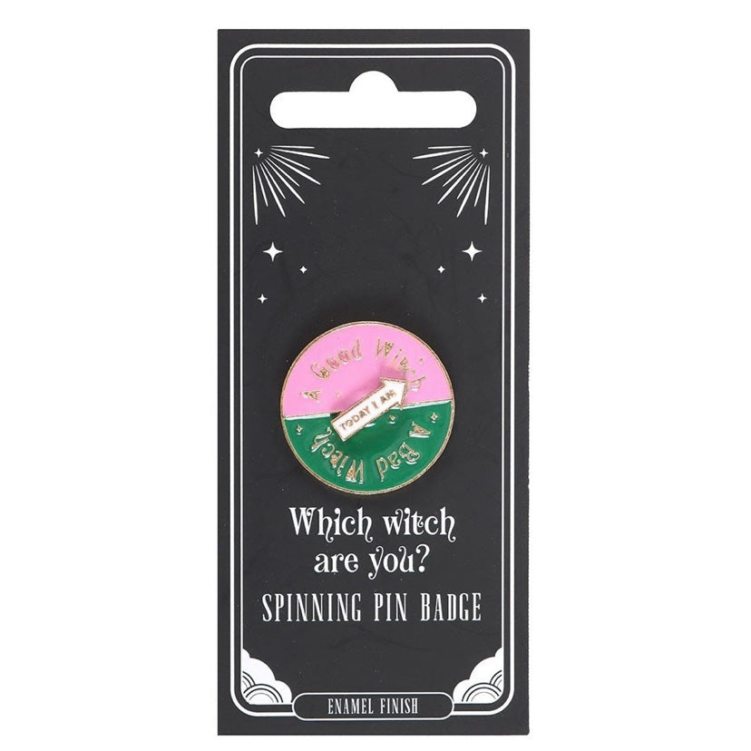 Which Witch Are You? Spinning Pin Badge