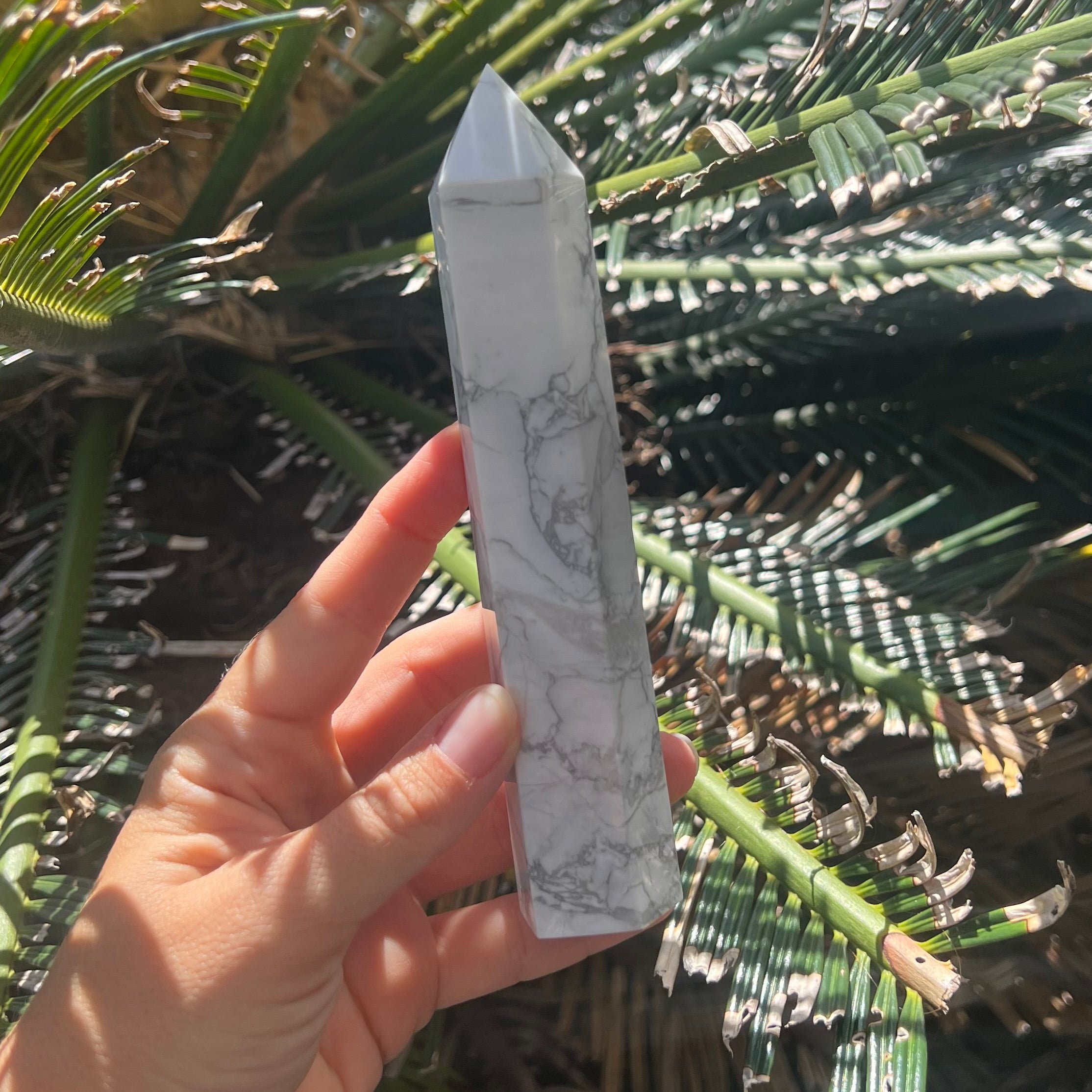 Howlite Large Calming Tower ~ Super Price