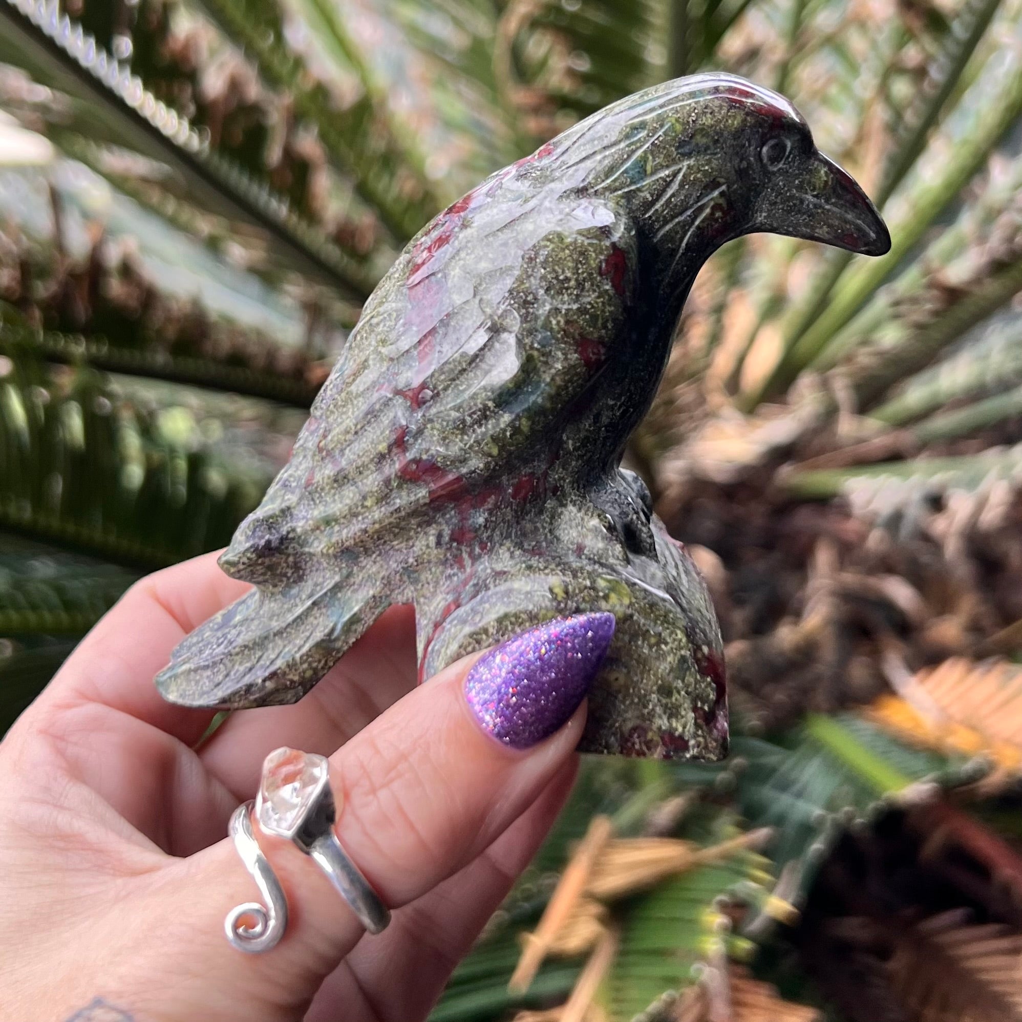 Raven Carving ~ Dragonsblood