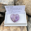 Ametrine Heart Carving  ~ Specialty Boxed Crystal