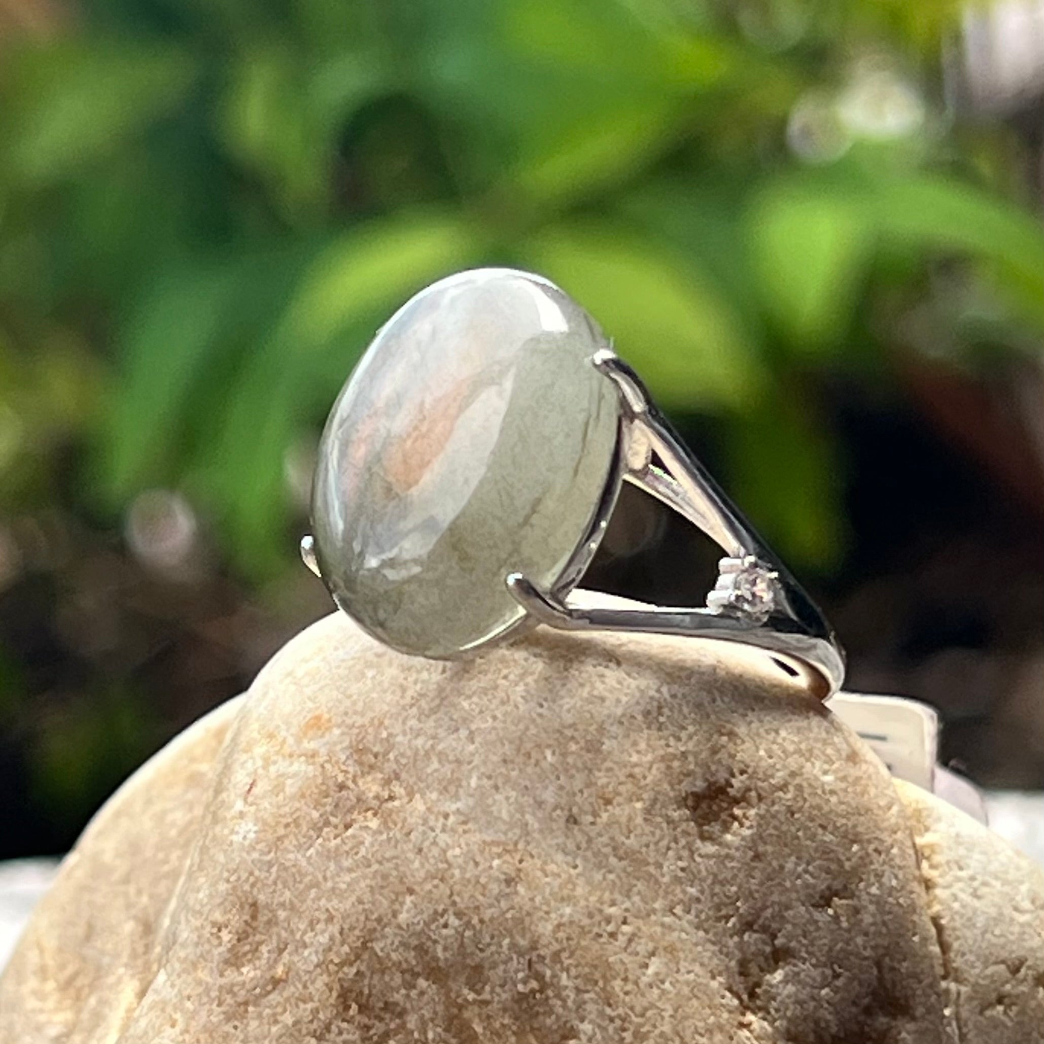 Labradorite ~  Sterling Silver Ring ~ Size 6